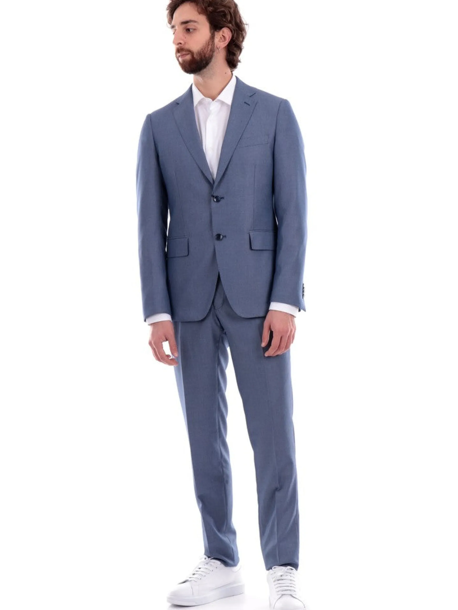 ALDO MARIA TESTA Completi*Abito completo blu cielo da uomo Drop 7 AB600TR104