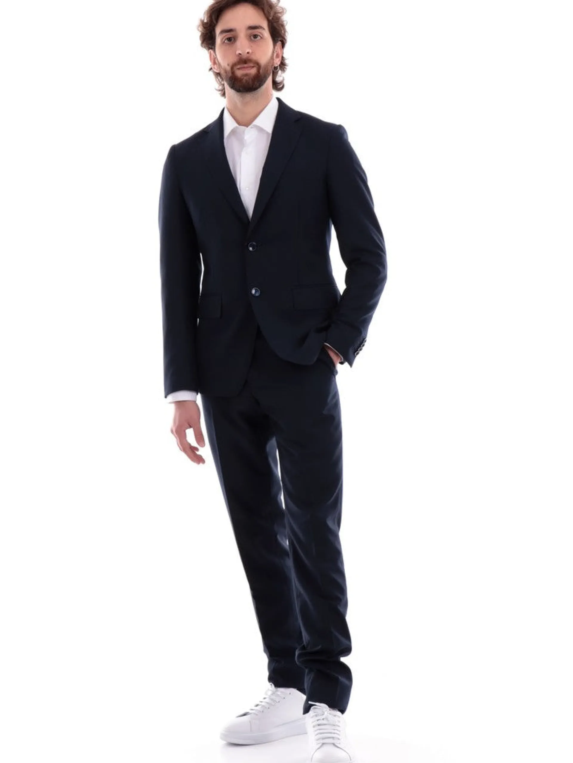 ALDO MARIA TESTA Completi*Abito completo blu notte da uomo Drop 7 AB600TR100