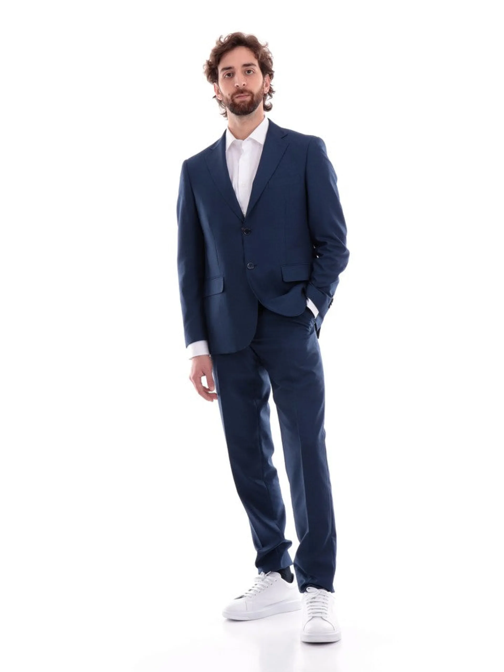 ALDO MARIA TESTA Completi*Abito completo blu da uomo Drop 4 AB200TR101