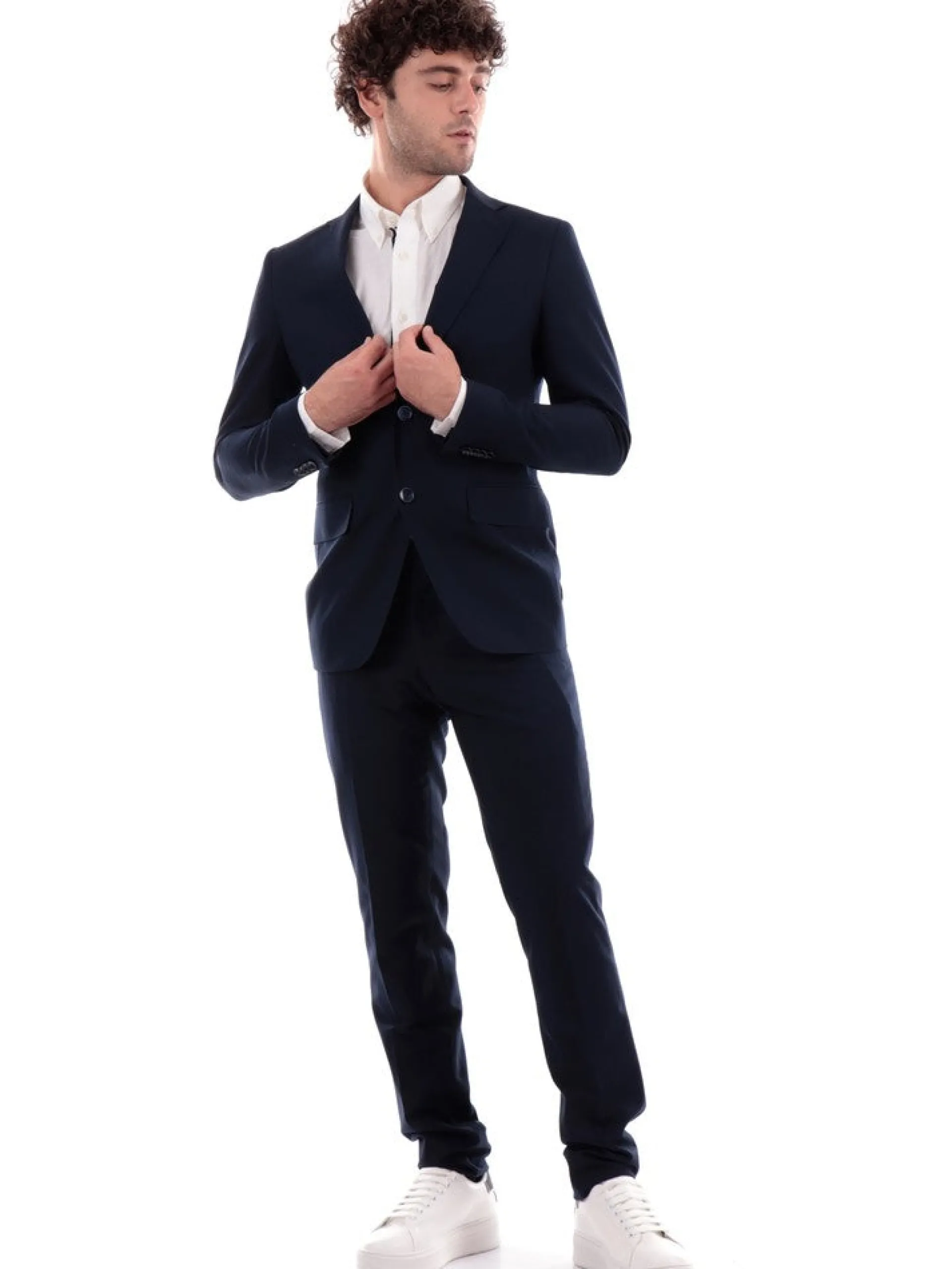 ALDO MARIA TESTA Completi*Abito Completo Elegante da Uomo blu Drop 7 AB600TR6