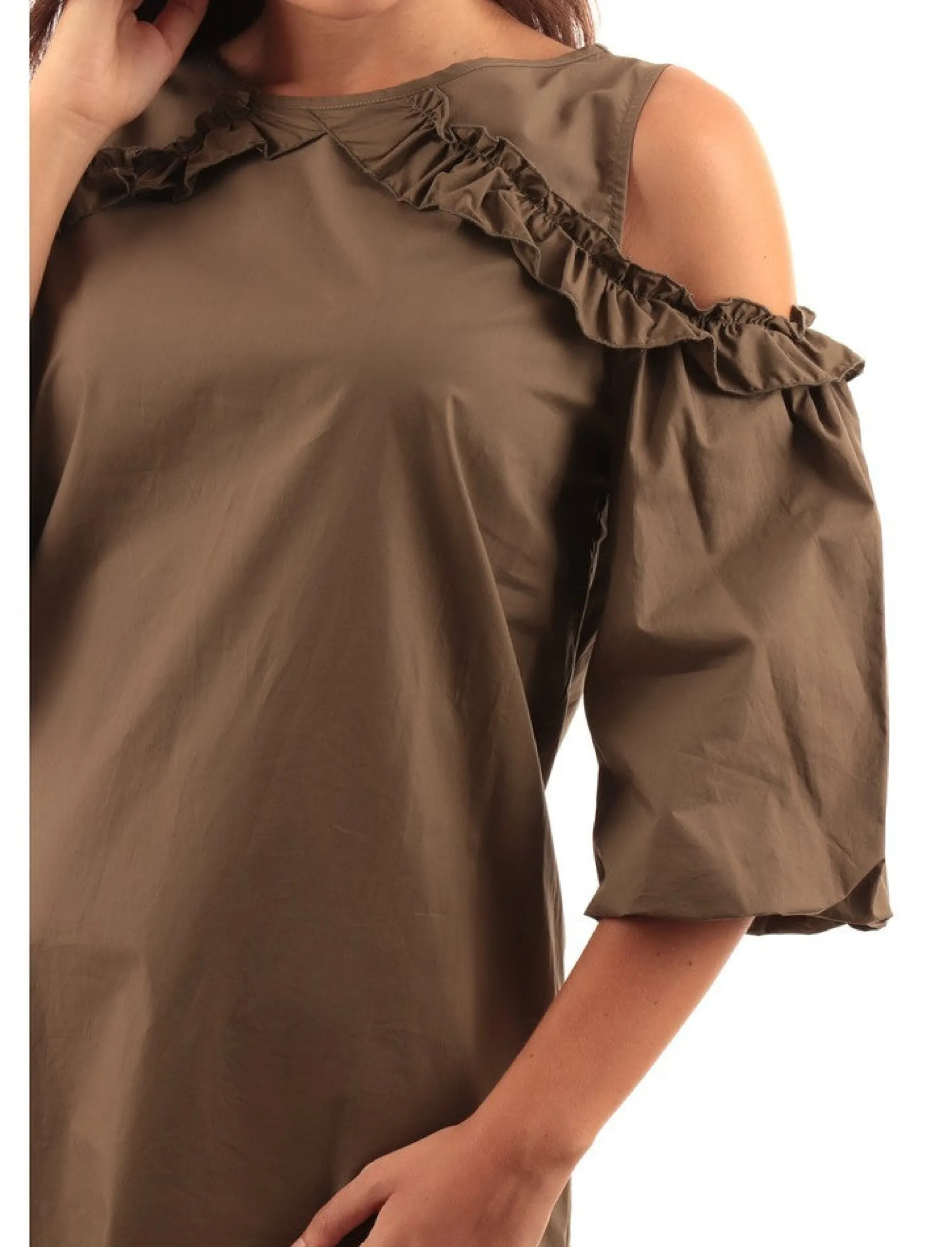 KOCCA Vestiti*Abito Verde Militare da Donna AGAGIA