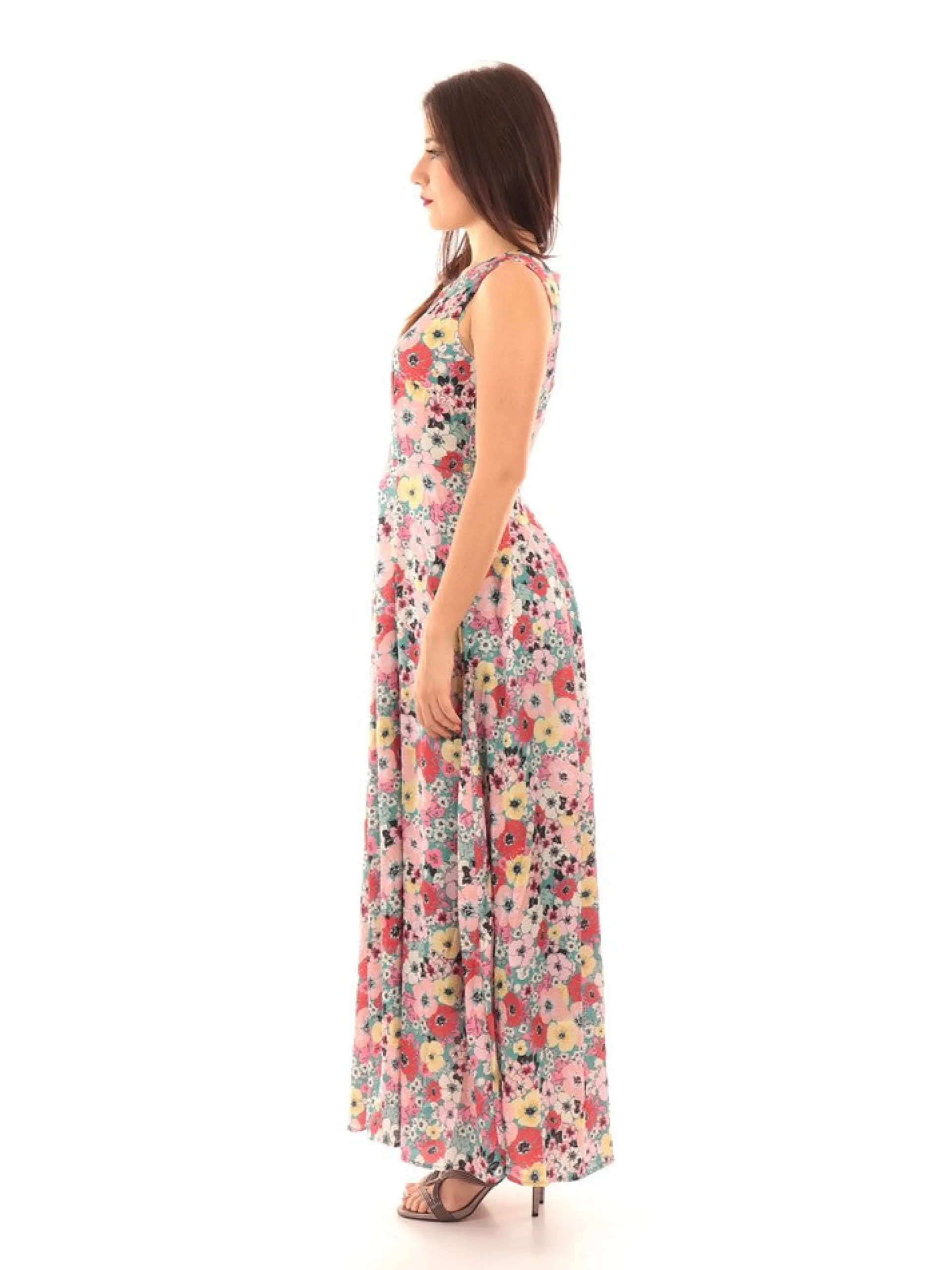 MOLLYBRACKEN Vestiti*Abito Lungo Molly Bracken Rosa da Donna