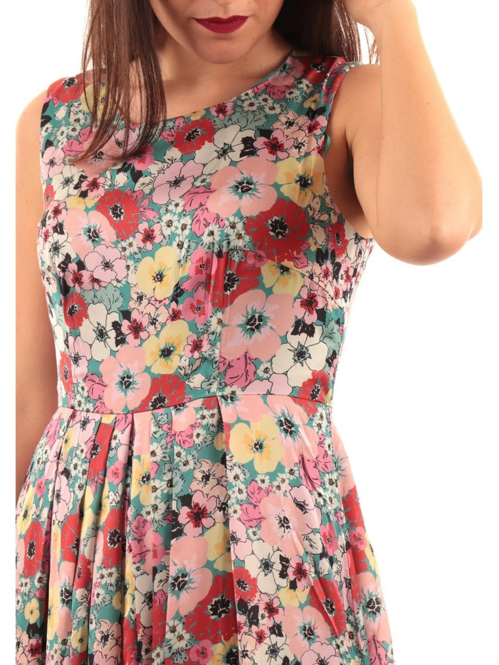 MOLLYBRACKEN Vestiti*Abito Lungo Molly Bracken Rosa da Donna