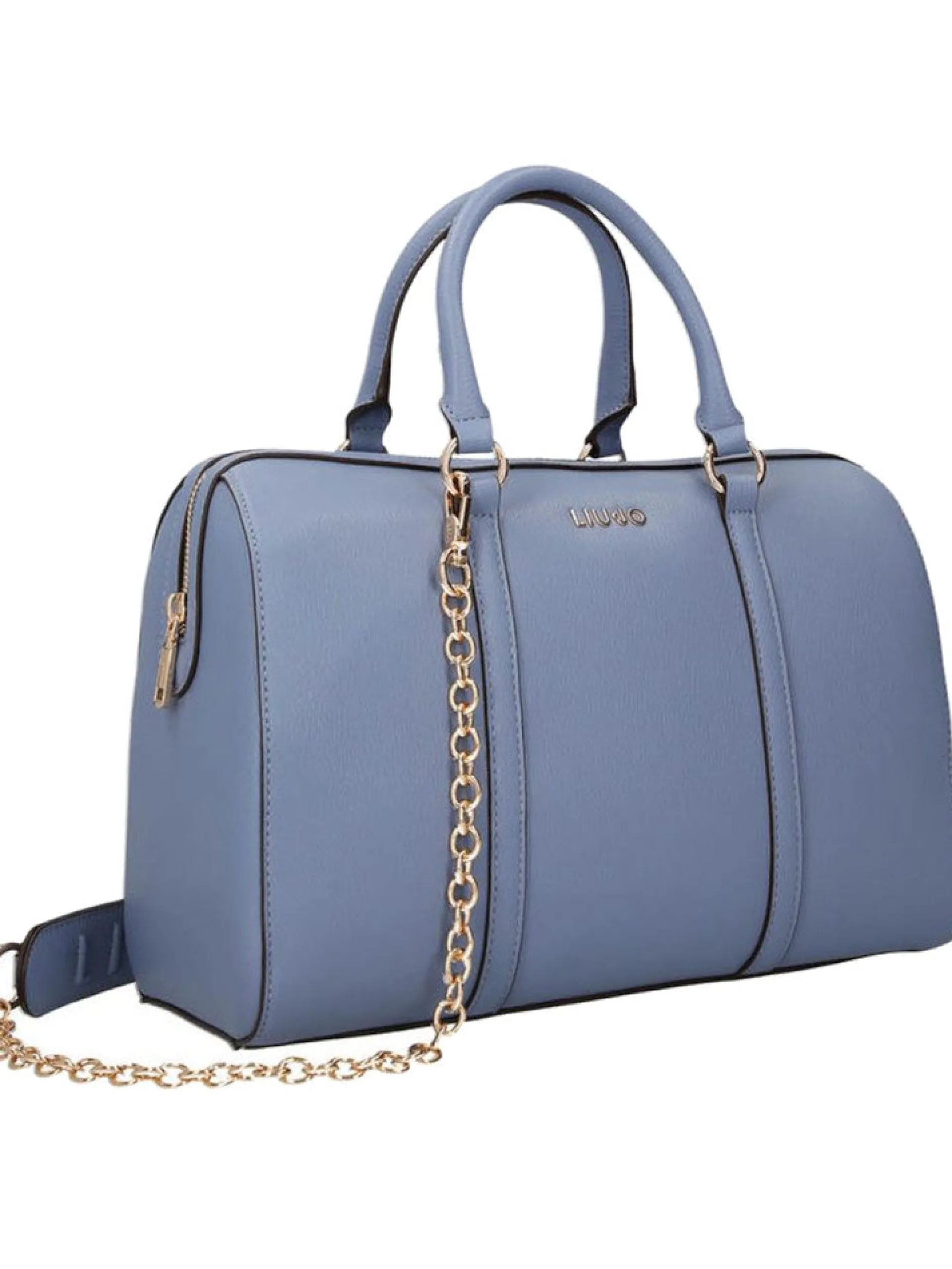 LIU JO MILANO Borse*Bauletto Liu Jo Azzurra con tracolla a catena removibile Bowling Bag AA4087E0037