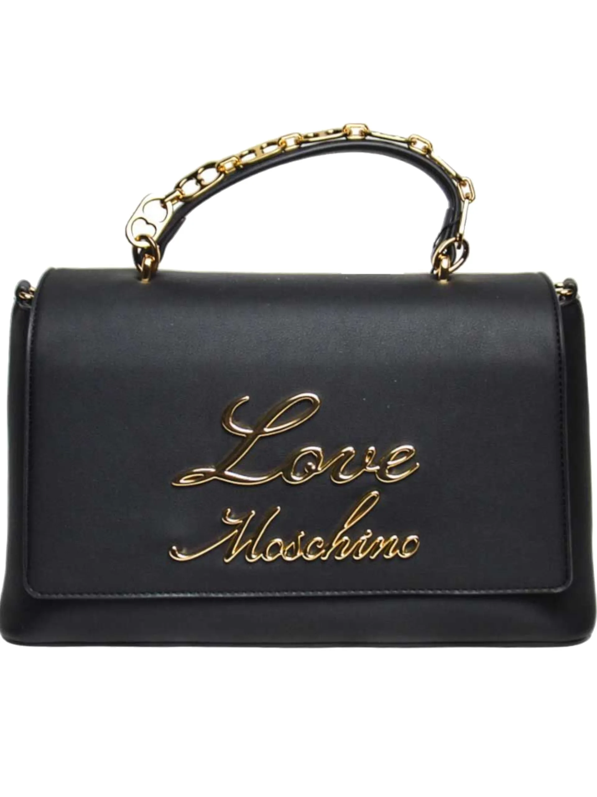 LOVE MOSCHINO Borse*Bauletto nero con tracolla JC4316KK0