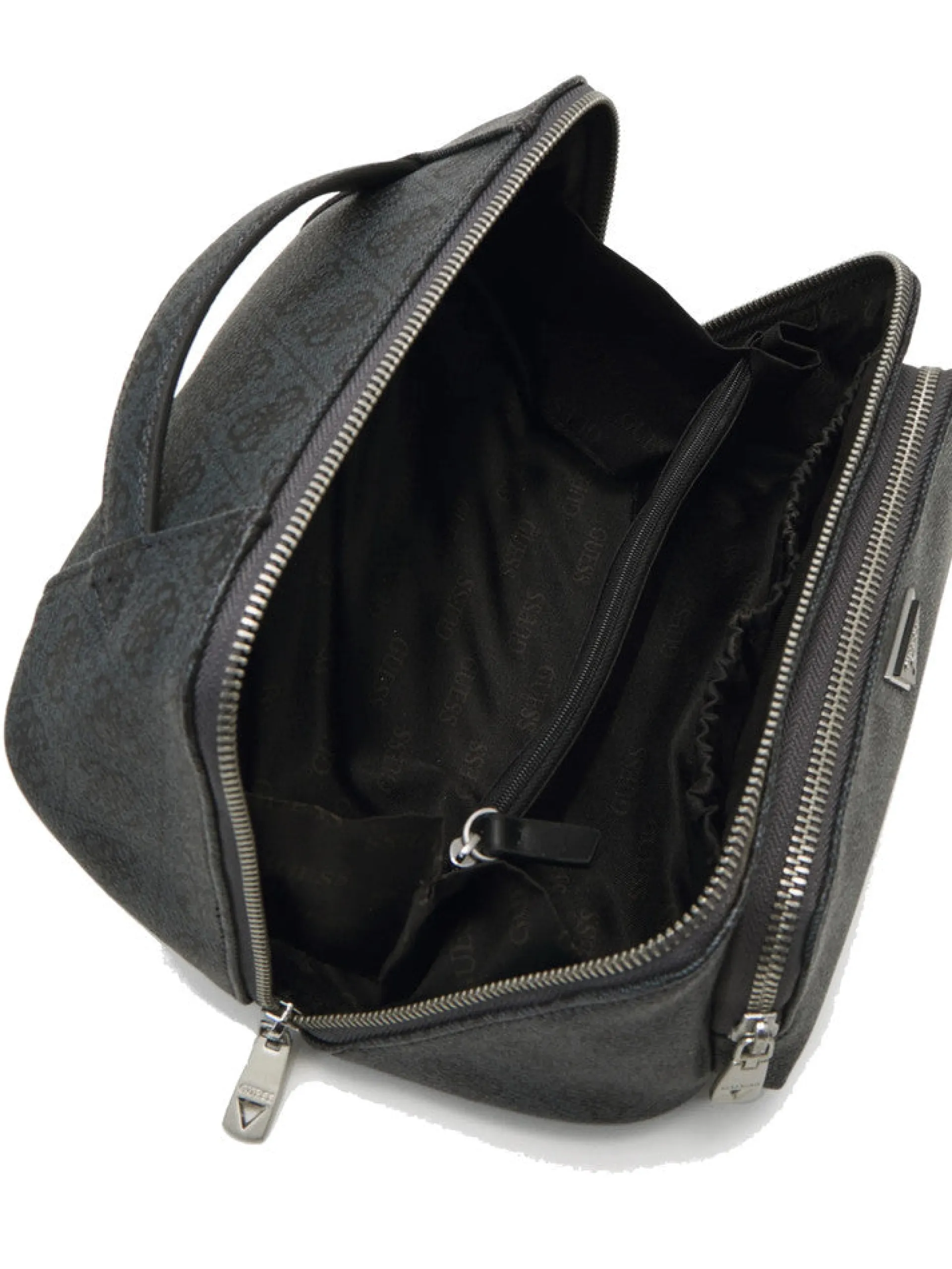GUESS Borse*Beauty Case nero da uomo logo all over PMMILOP4286