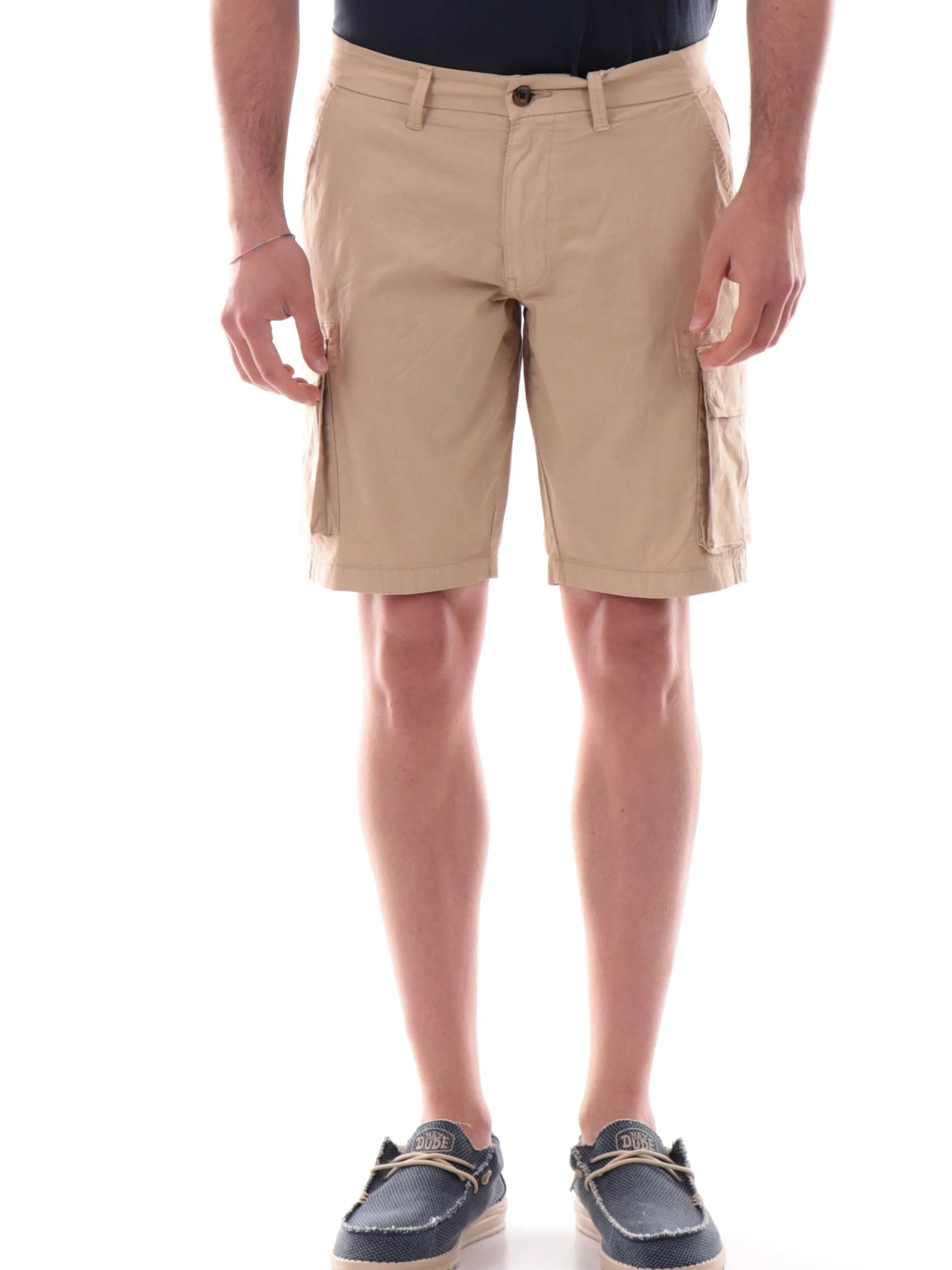 IMPURE Bermuda*Bermuda cargo beige da uomo DANNY