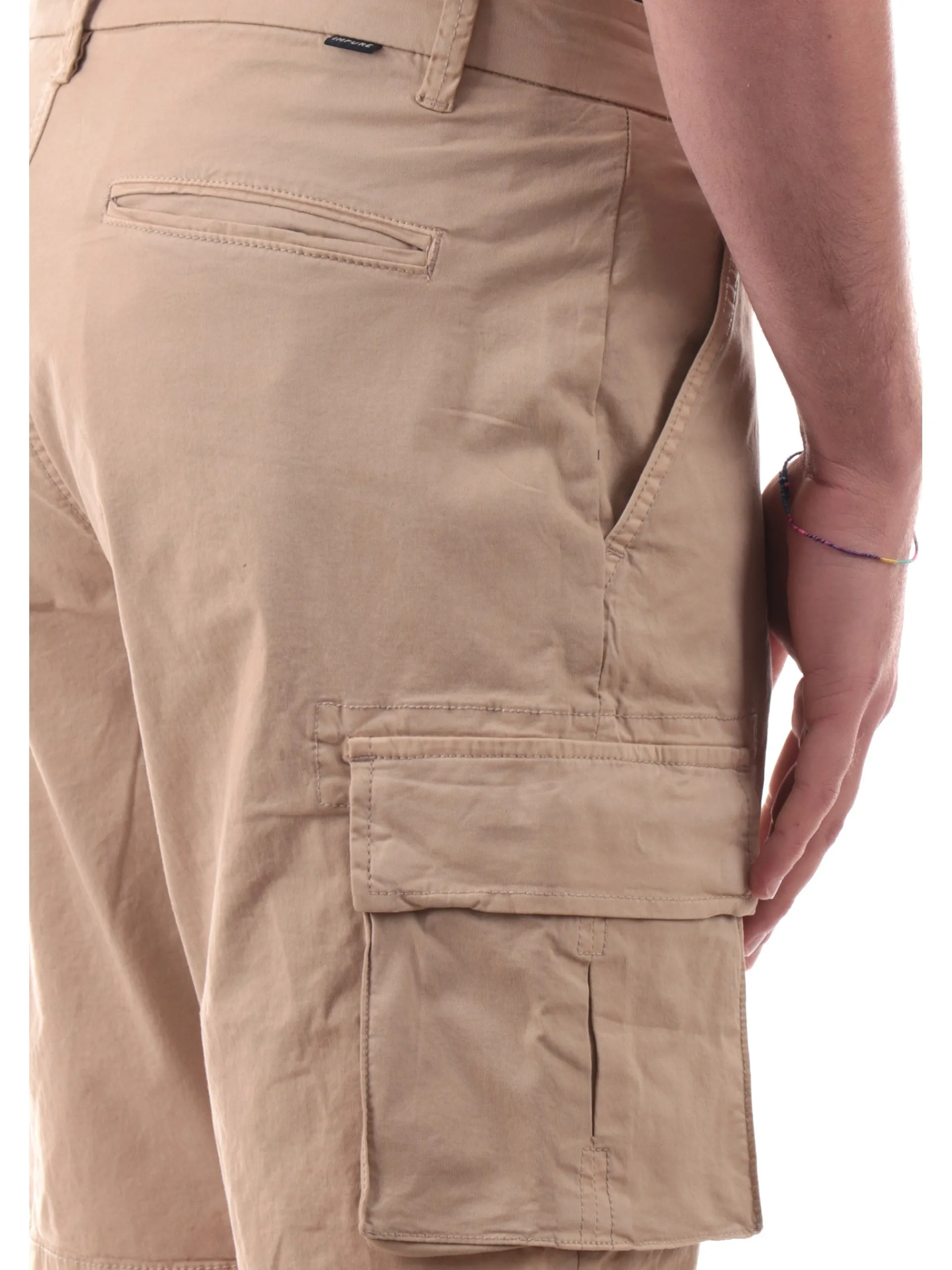 IMPURE Bermuda*Bermuda cargo beige da uomo DANNY