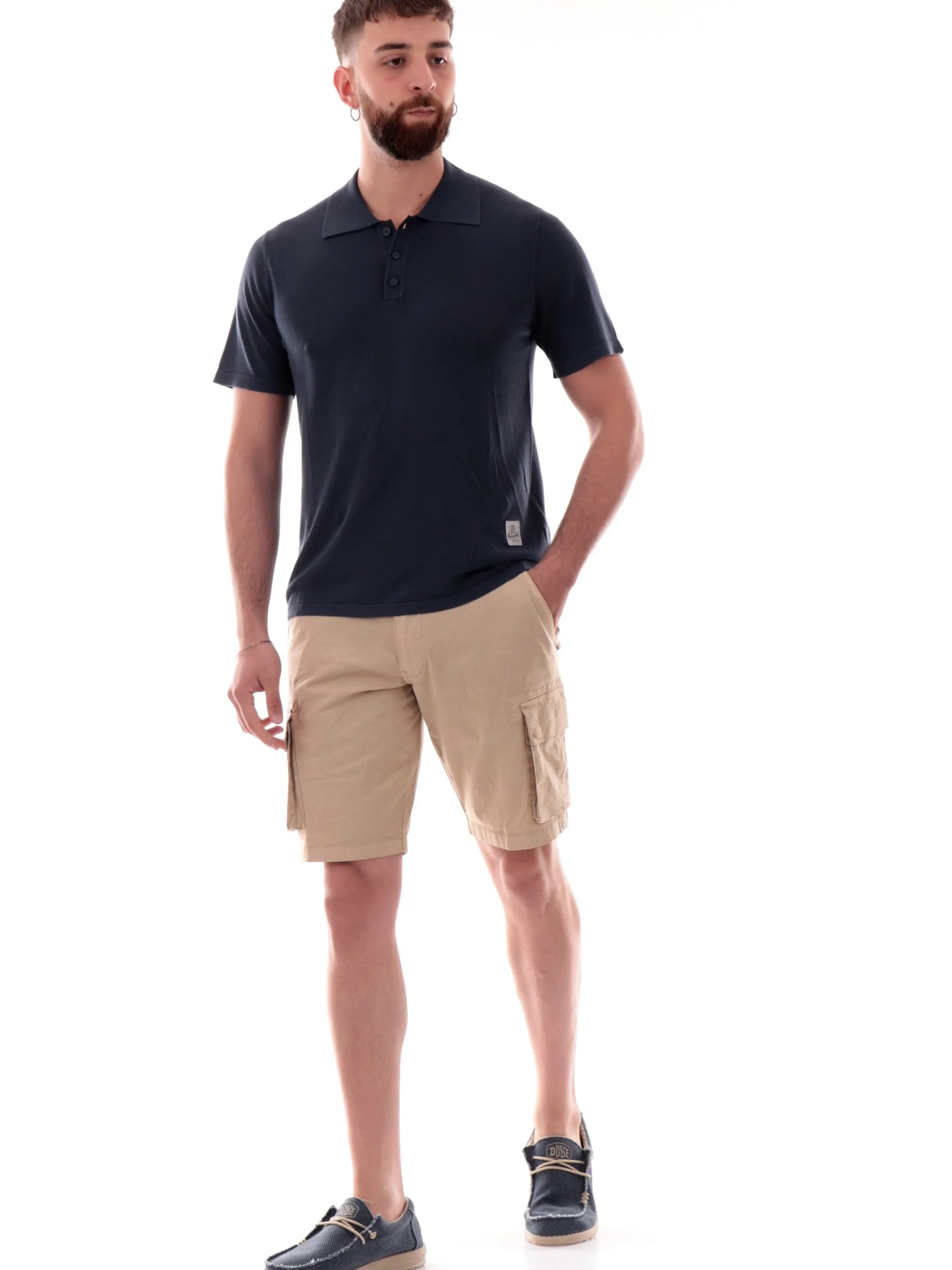 IMPURE Bermuda*Bermuda cargo beige da uomo DANNY