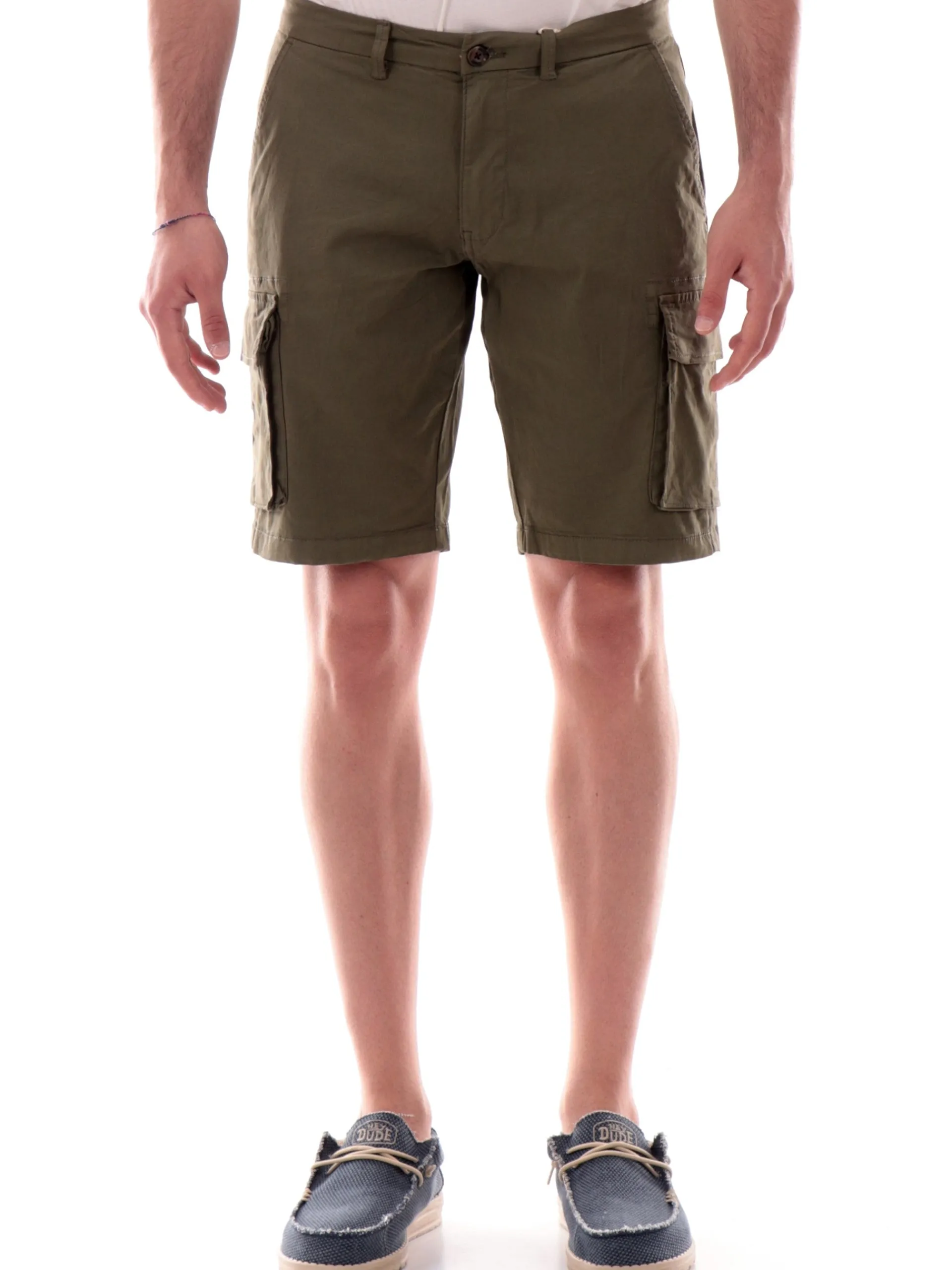 IMPURE Bermuda*Bermuda cargo verdi da uomo DANNY