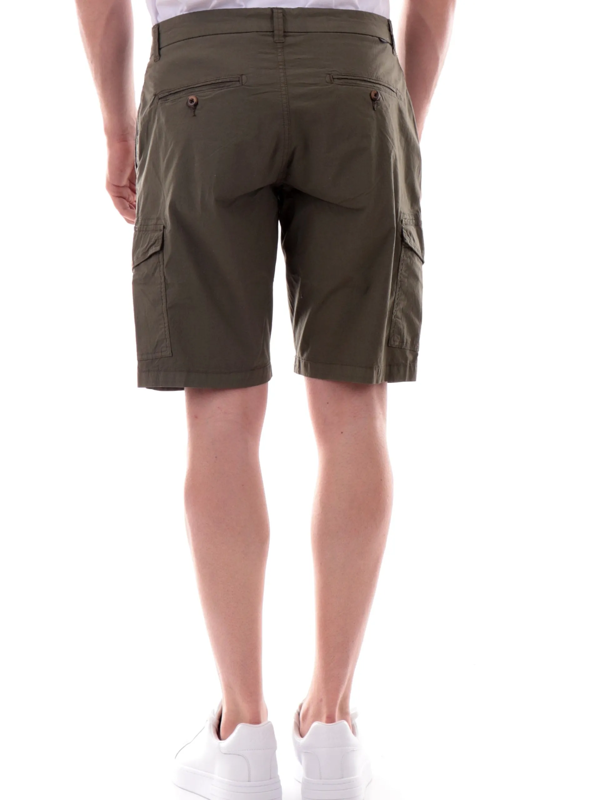 IMPURE Bermuda*Bermuda cargo verdi da uomo in cotone SPIKEPOP