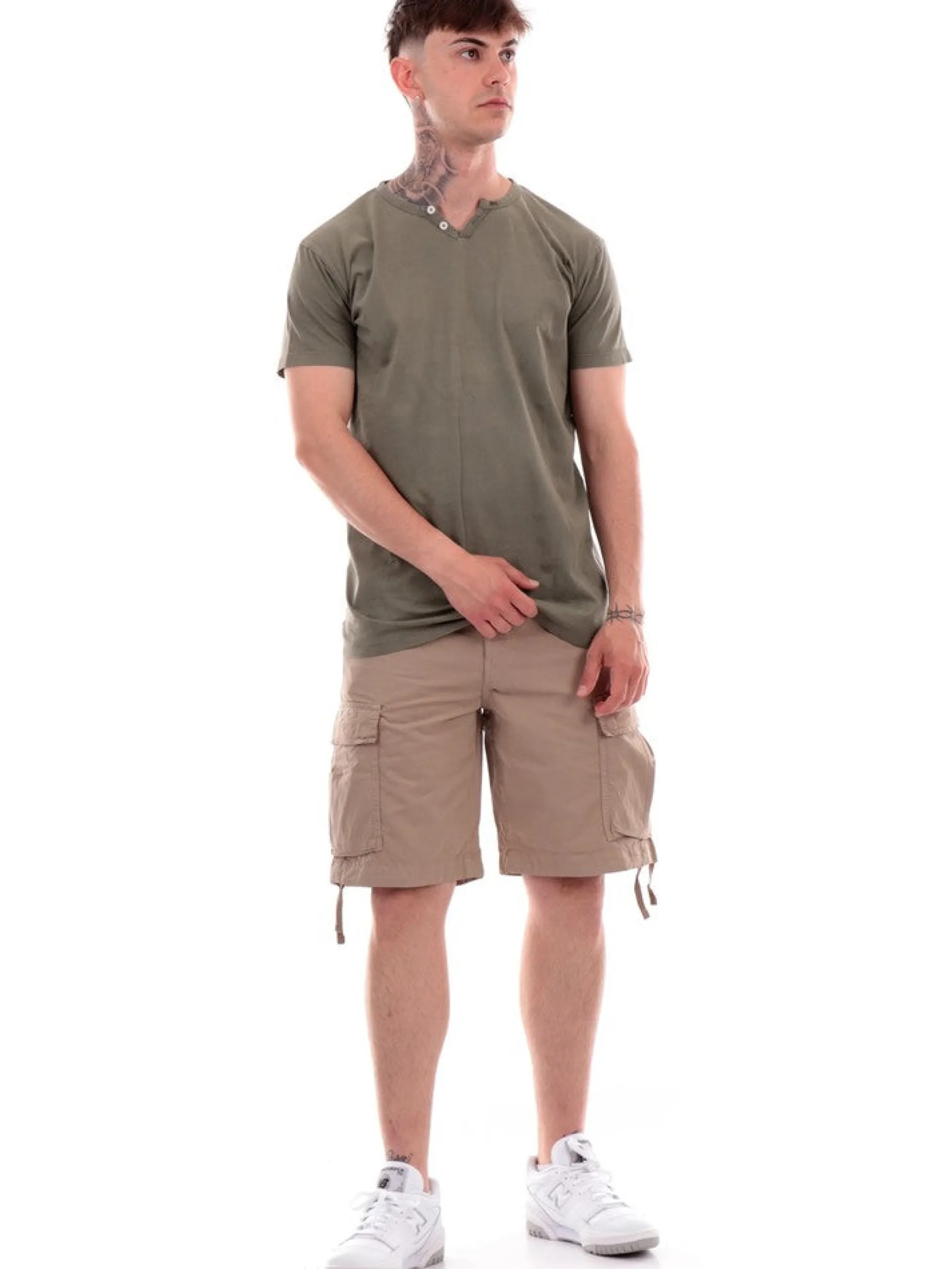 JACK&JONES Bermuda*Bermuda cargo Jack Jones beige da uomo 12253122