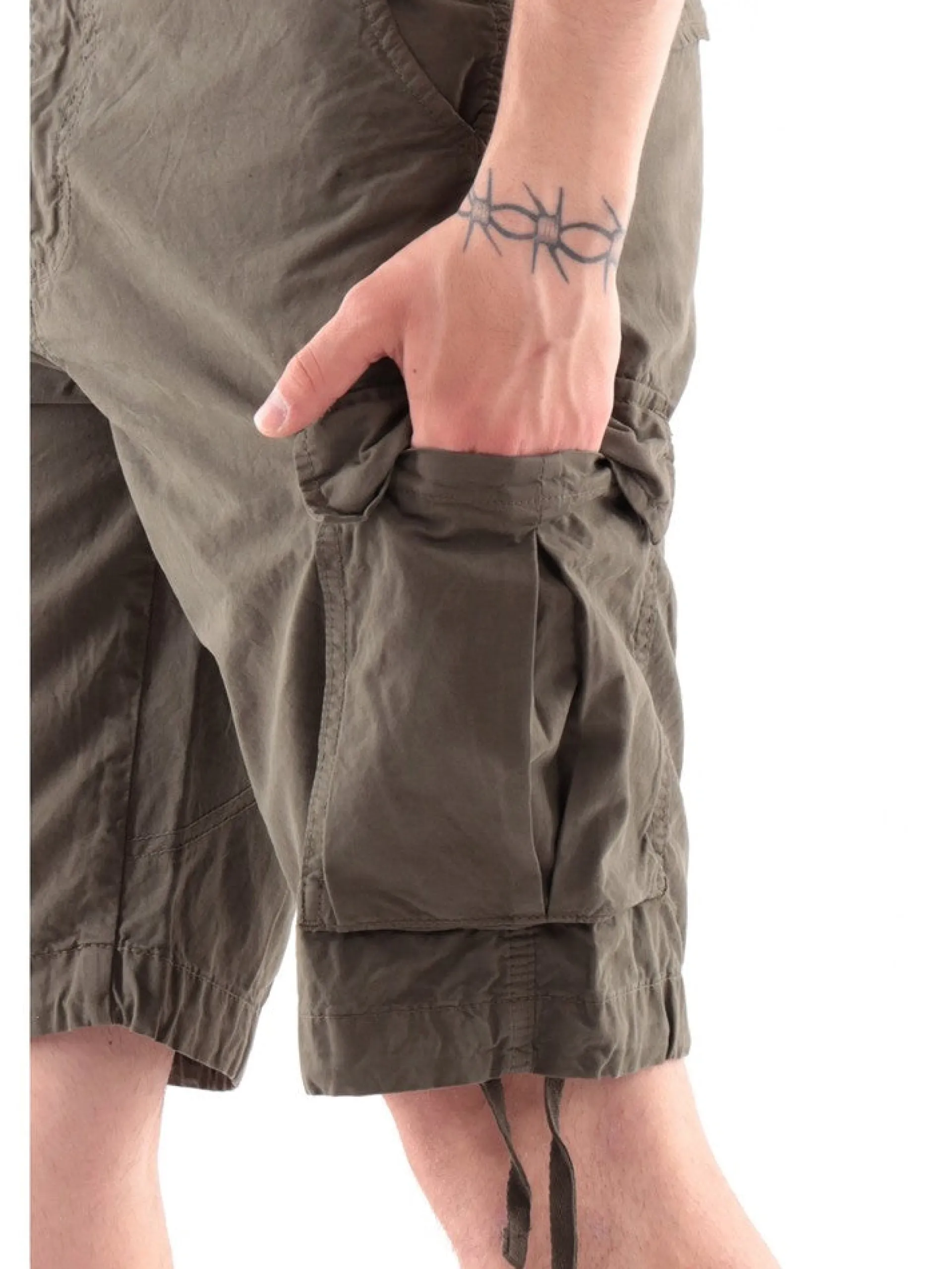 JACK&JONES Bermuda*Bermuda cargo Jack Jones verde militare da uomo 12253122