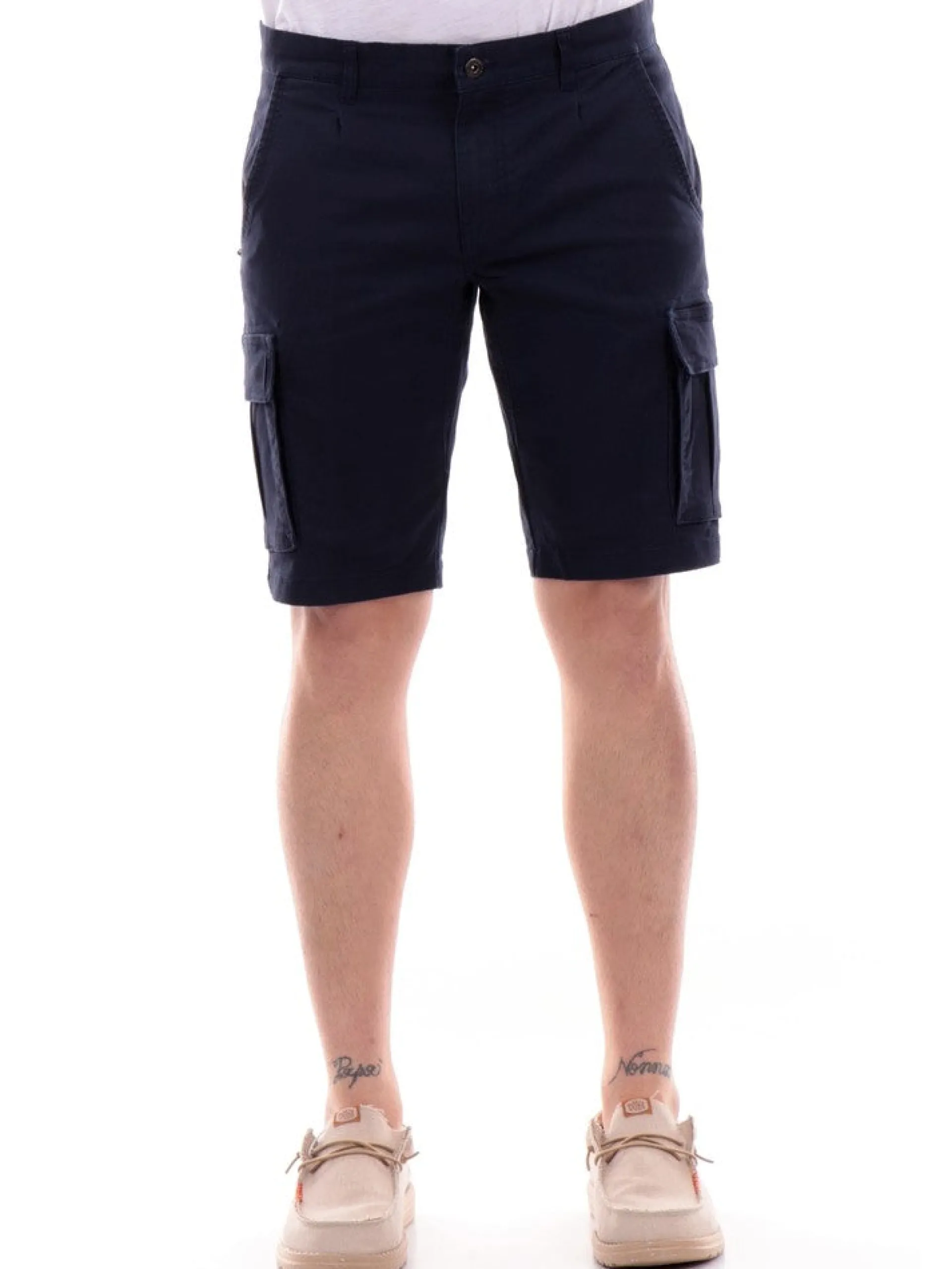 YES ZEE Bermuda*Bermuda cargo blu da uomo P745FJ000