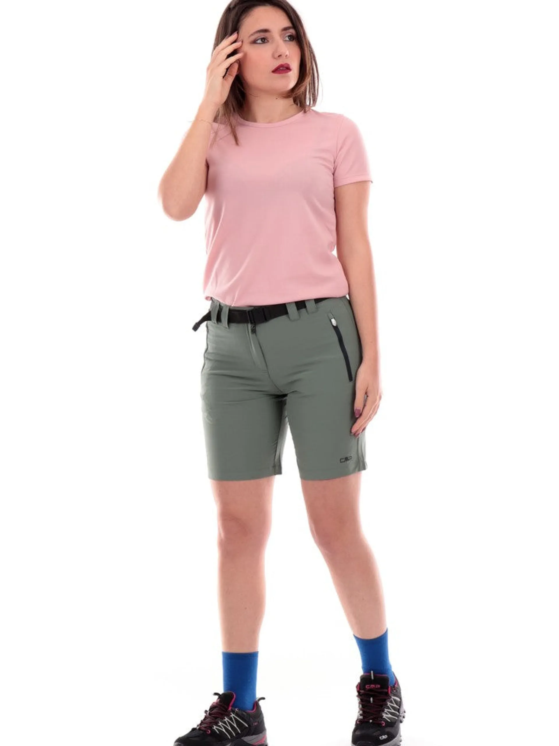 CMP Bermuda*Bermuda da trekking verde militare da donna 3T51146