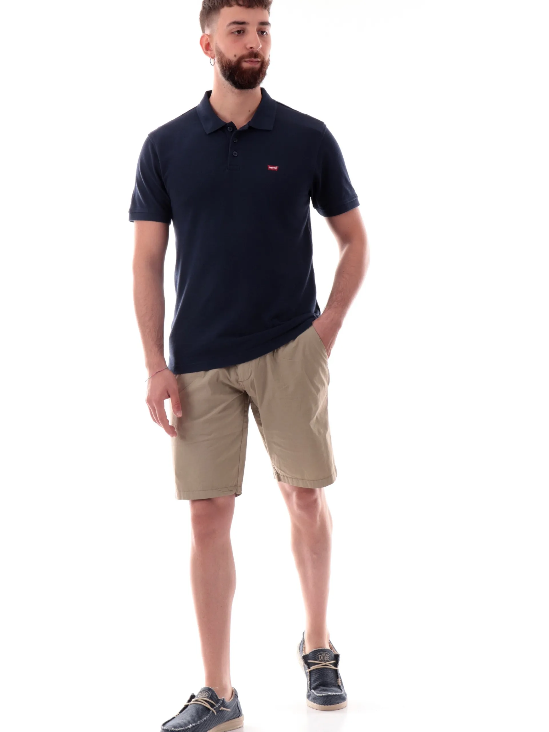 IMPURE Bermuda*Bermuda beige da uomo Chino KURTPOP