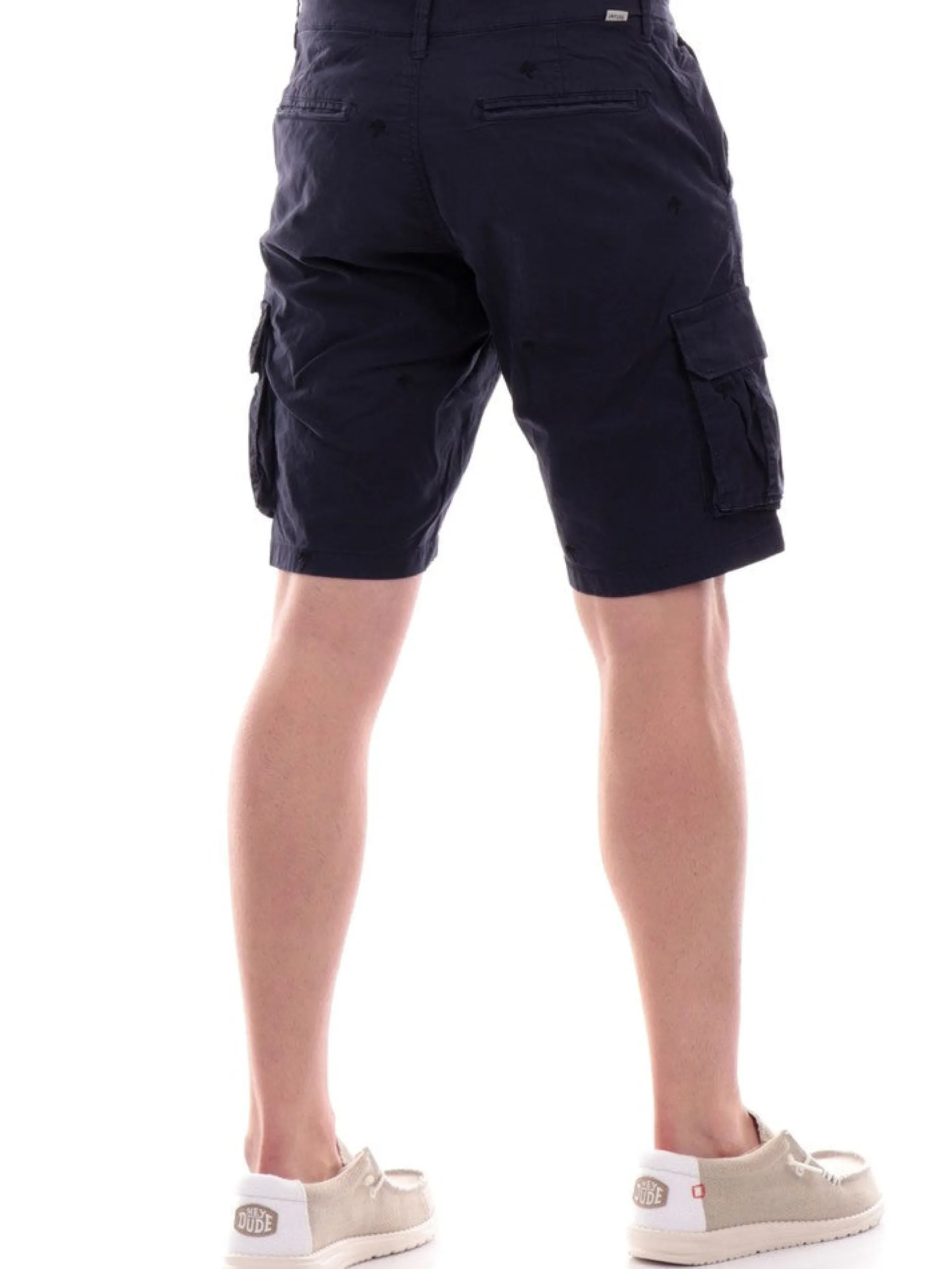 IMPURE Bermuda*Bermuda Blu da Uomo Cargo con tasconi CGS4295