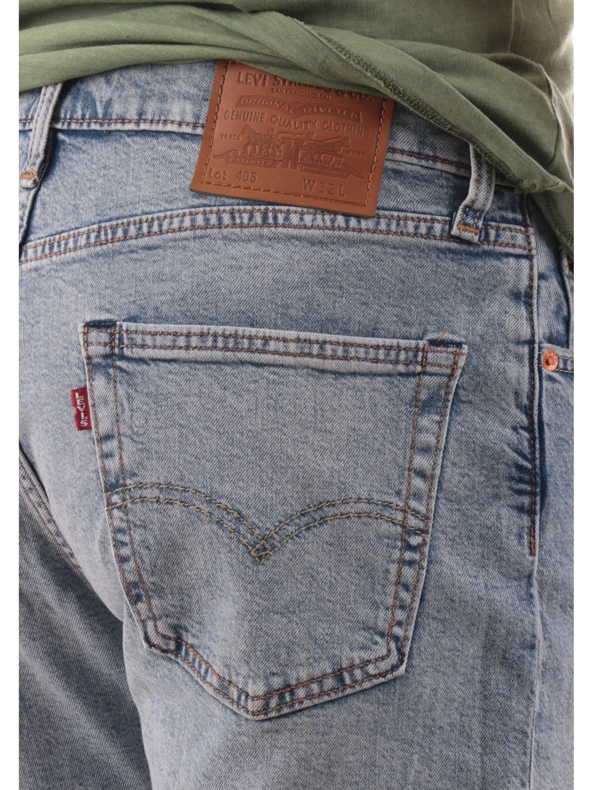 LEVIS Pantaloni*Bermuda jeans 405 Standard blu chiaro da uomo 3986401