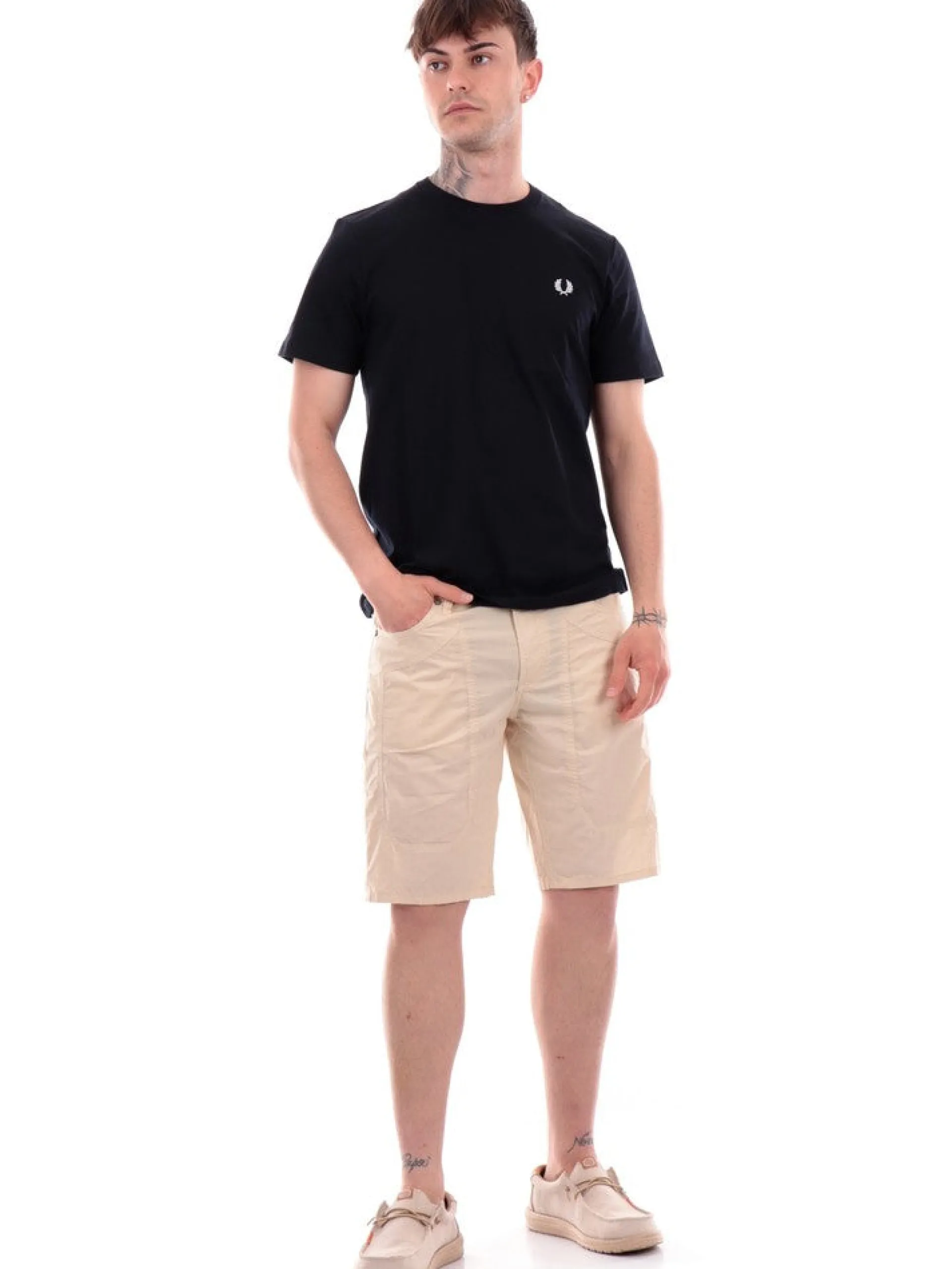 JECKERSON Bermuda*Bermuda beige da uomo Jayden Tela UPBE001TELA