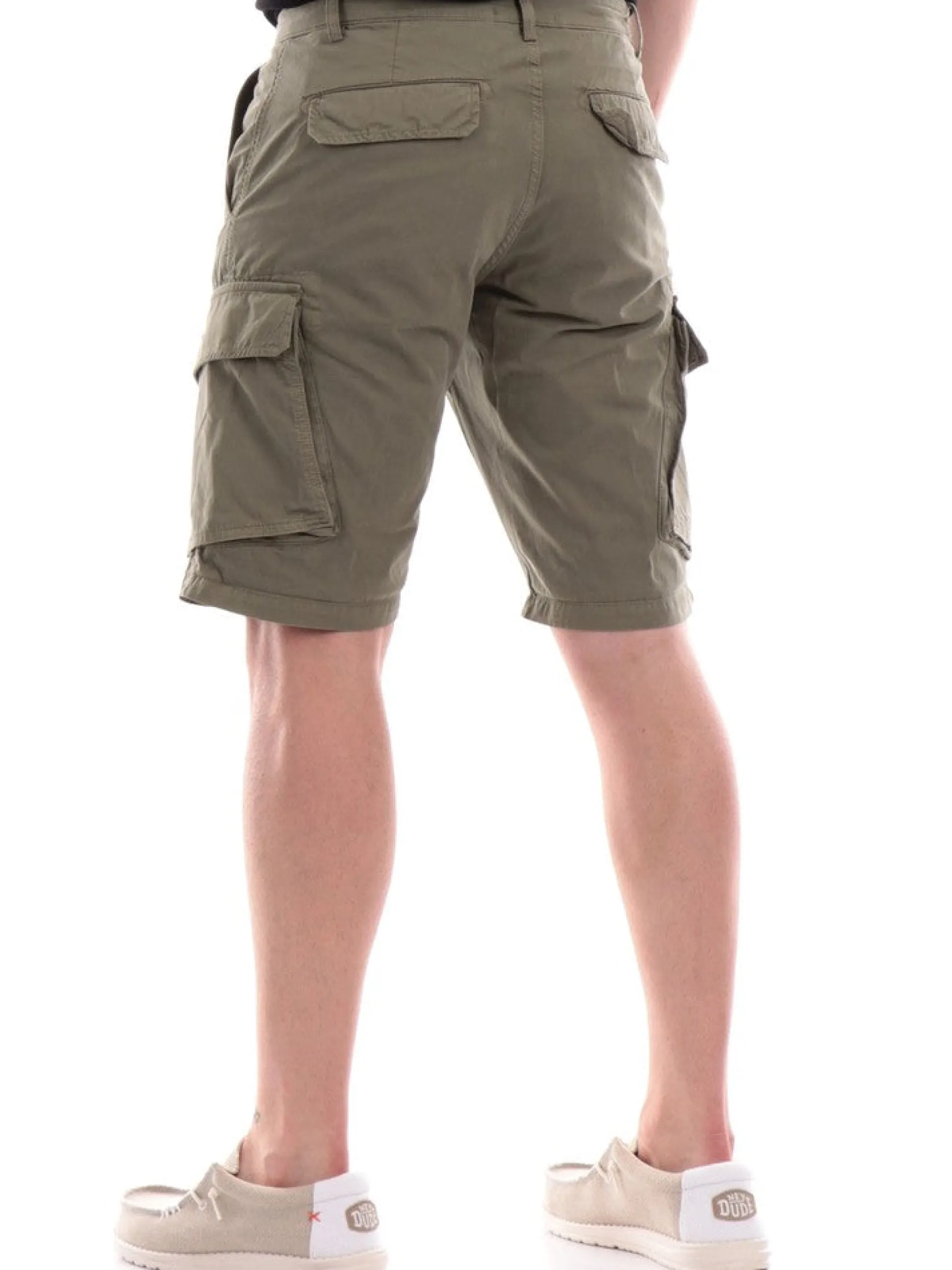 LYLE & SCOTT Bermuda*Bermuda Lyle and Scott Verdi Militari Cargo da Uomo con Tasconi Wembley SH1815ITAX