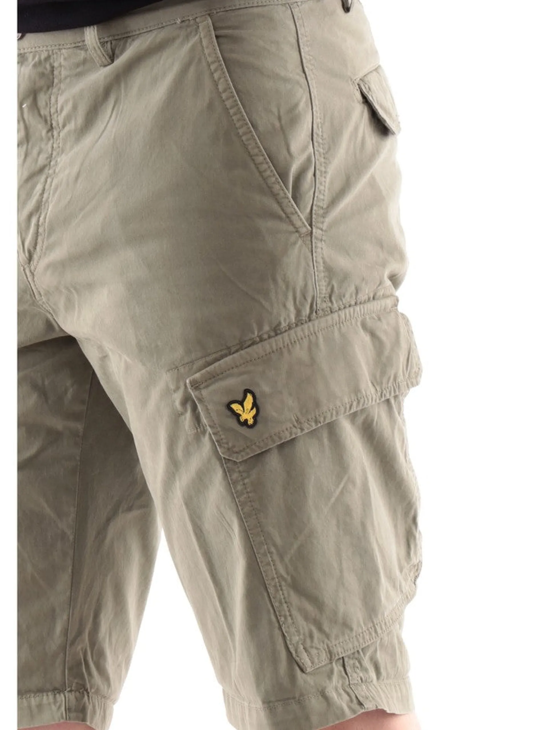 LYLE & SCOTT Bermuda*Bermuda Lyle and Scott Verdi Militari Cargo da Uomo con Tasconi Wembley SH1815ITAX