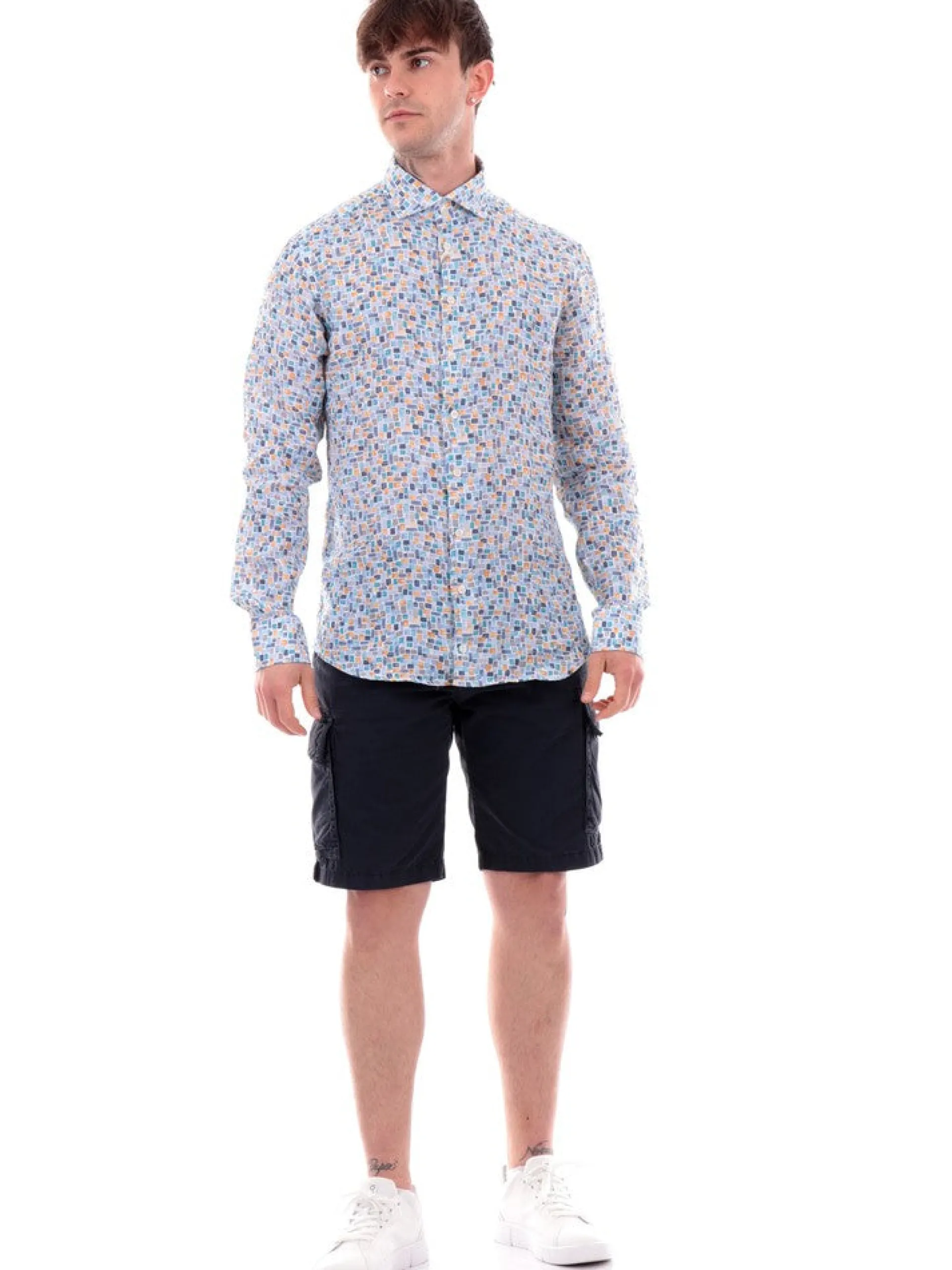 MODFITTERS Bermuda*Bermuda blu notte da uomo DOVERSHORT