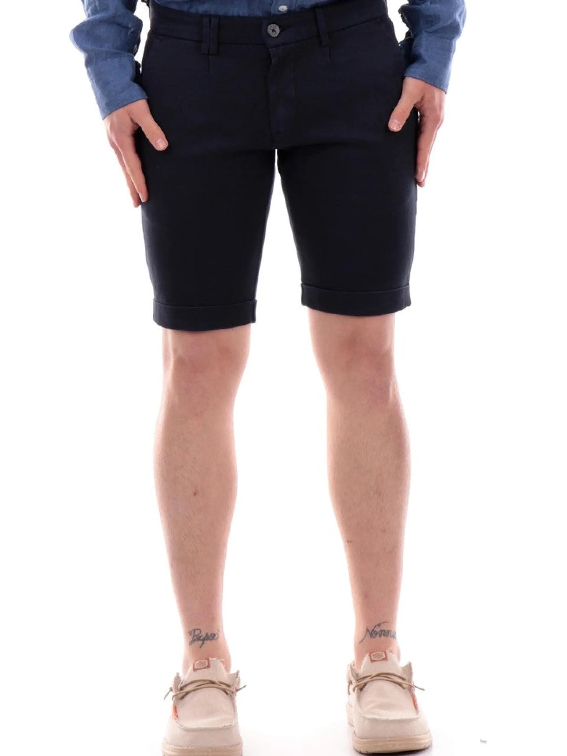 YES ZEE Bermuda*Bermuda blu da uomo Chinos P760FE000