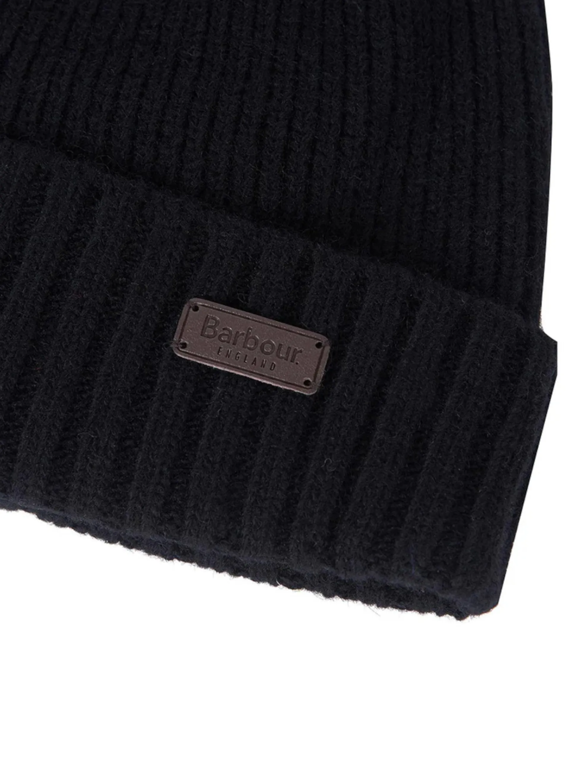 BARBOUR Cappelli*Berretto nero da uomo Carlton Beanie MHA0449