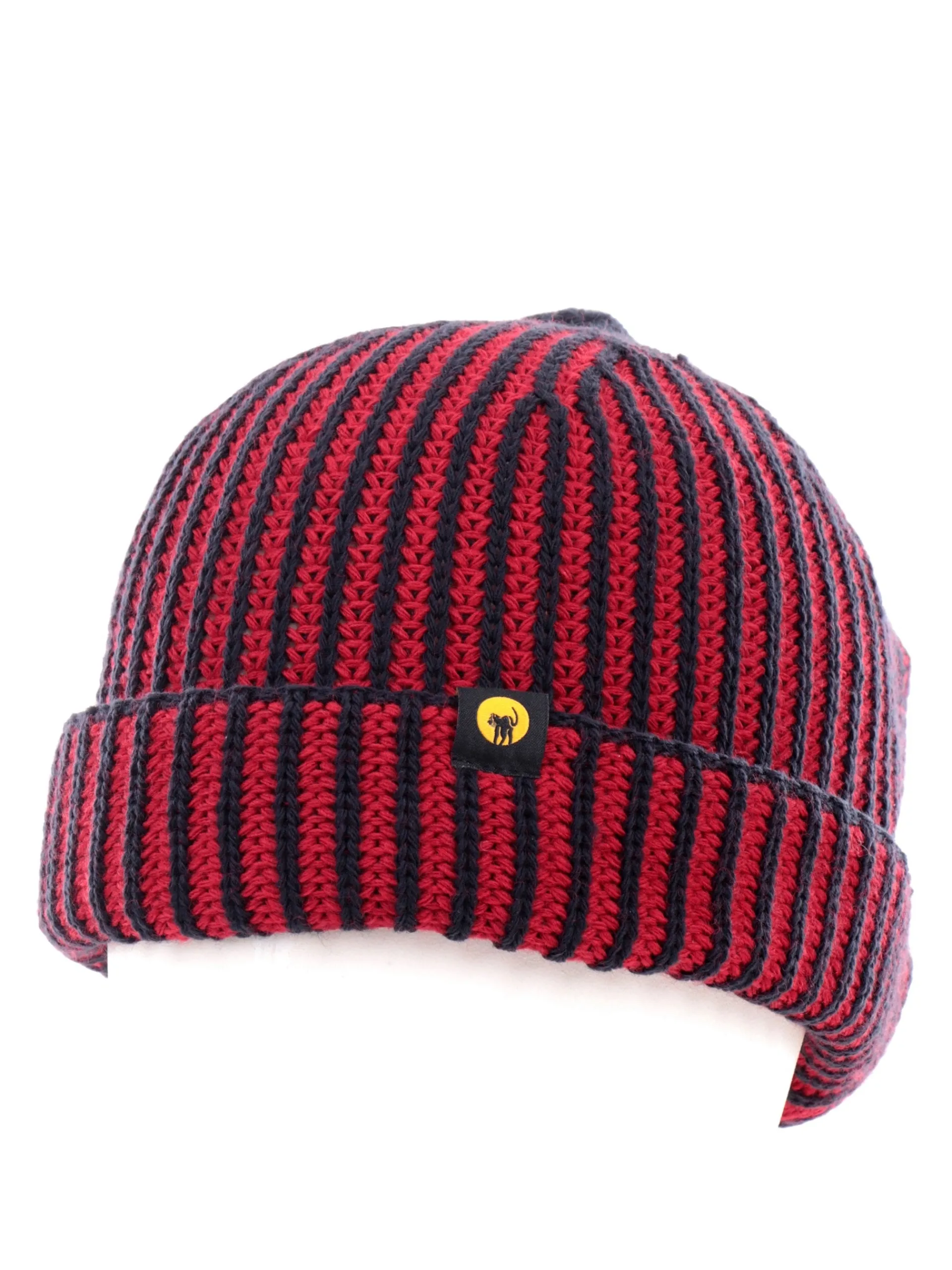 CIESSE Cappelli*Berretto Piumini bordeuax modello Rotter con risvolto MA01610A0120X