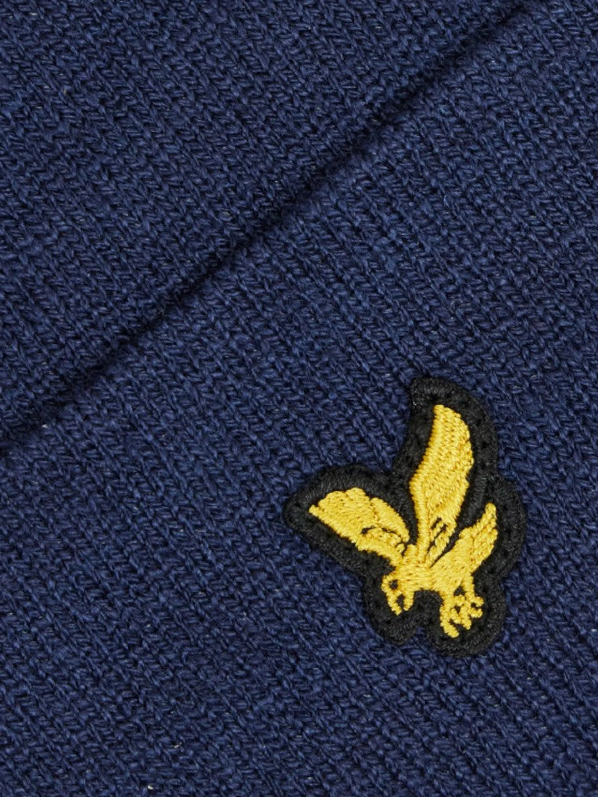 LYLE & SCOTT Cappelli*Berretto Lyle and Scott blu con risvolto Beanie HE960ARC