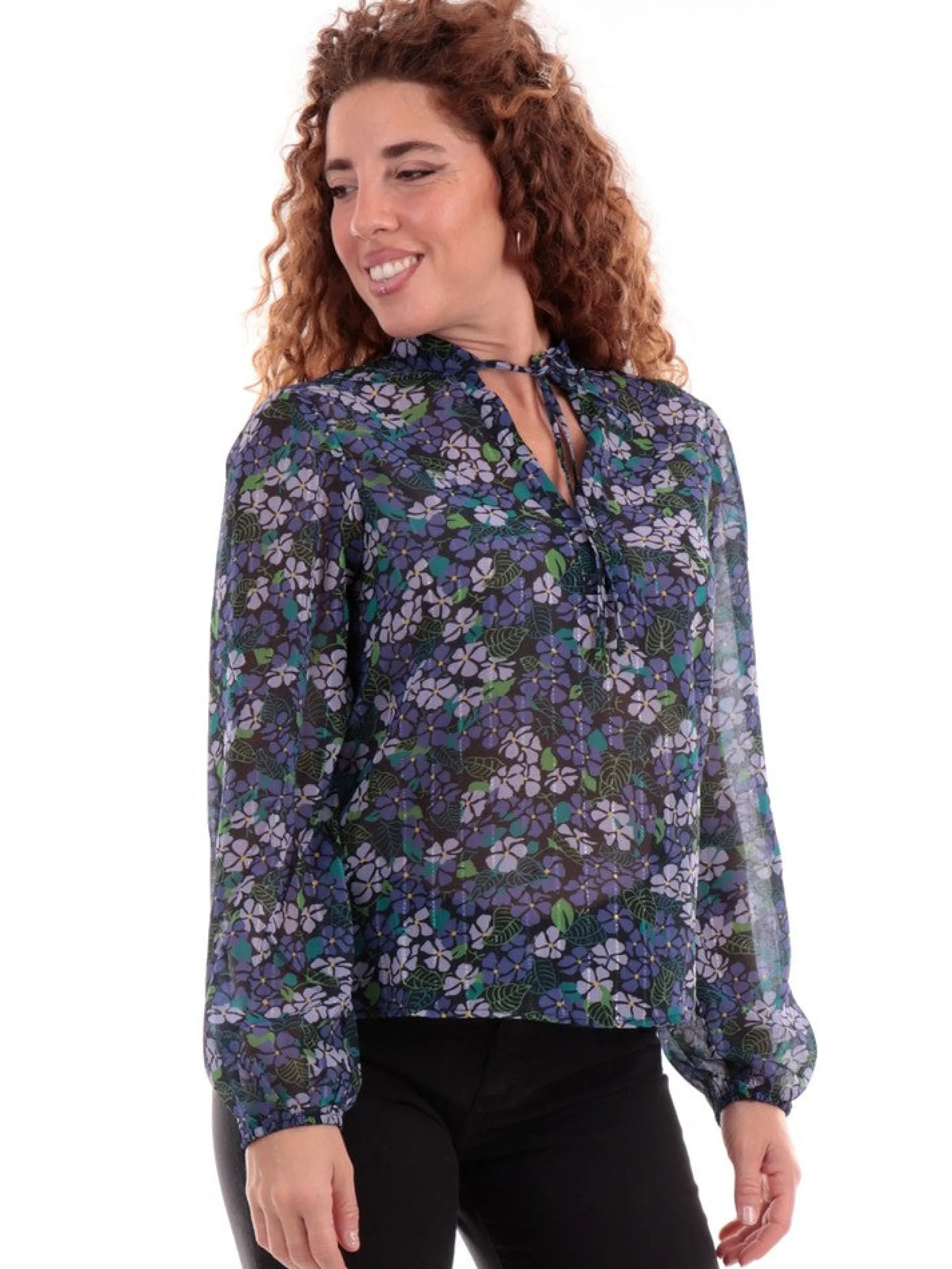 MOLLYBRACKEN Maglie*Blusa Molly Bracken viola da donna Woven R1696BH