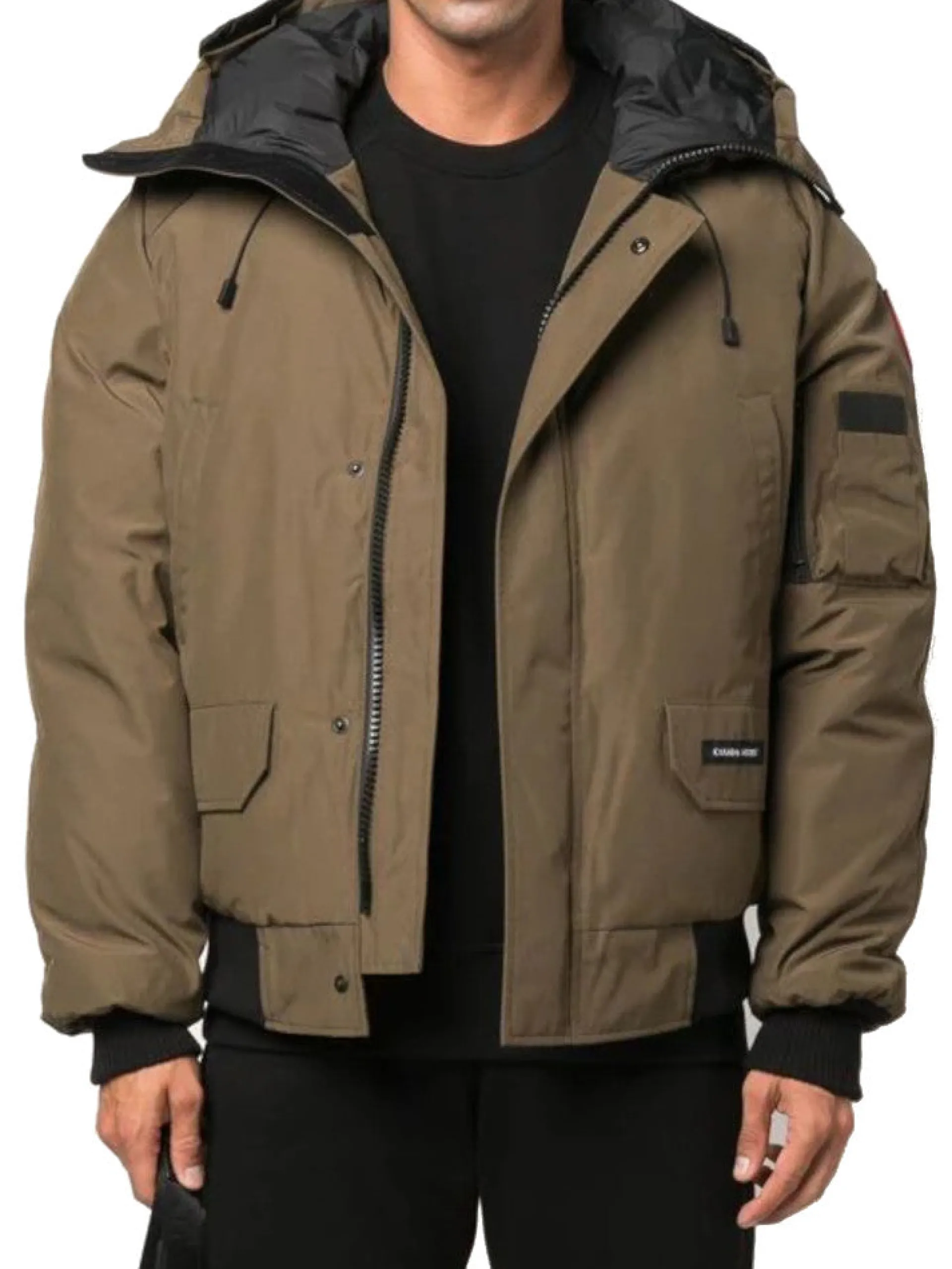 CANADA GOOSE Giubbini*Bomber Chilliwack Verde Militare da Uomo 2050M49