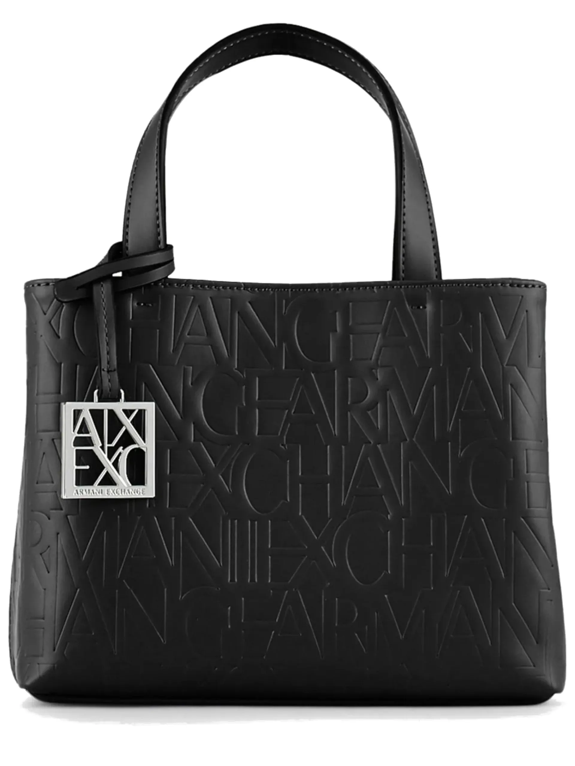 ARMANI EXCHANGE Borse*Borsa AX nera da donna doppi manici 942647CC793