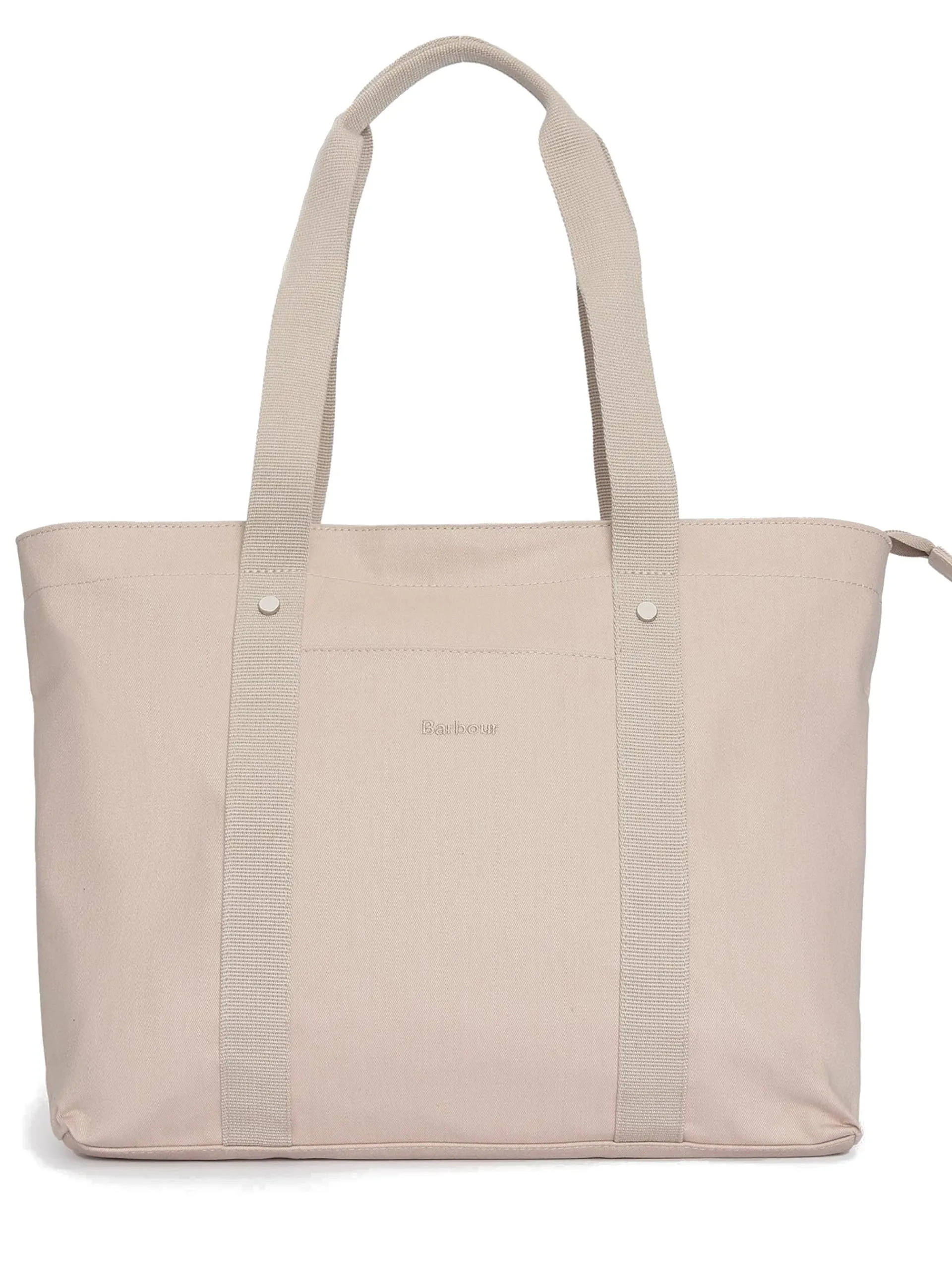 BARBOUR Borse*Borsa beige Olivia Tote Bag logo ricamato LBA0371