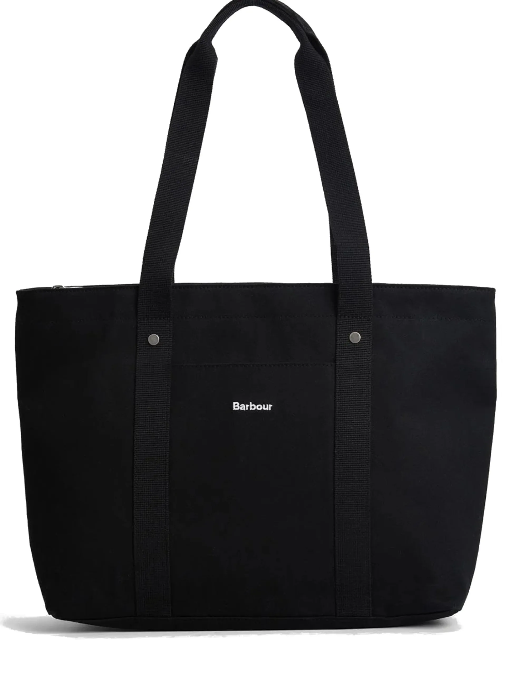 BARBOUR Borse*Borsa nera Olivia Tote Bag logo ricamato LBA0371