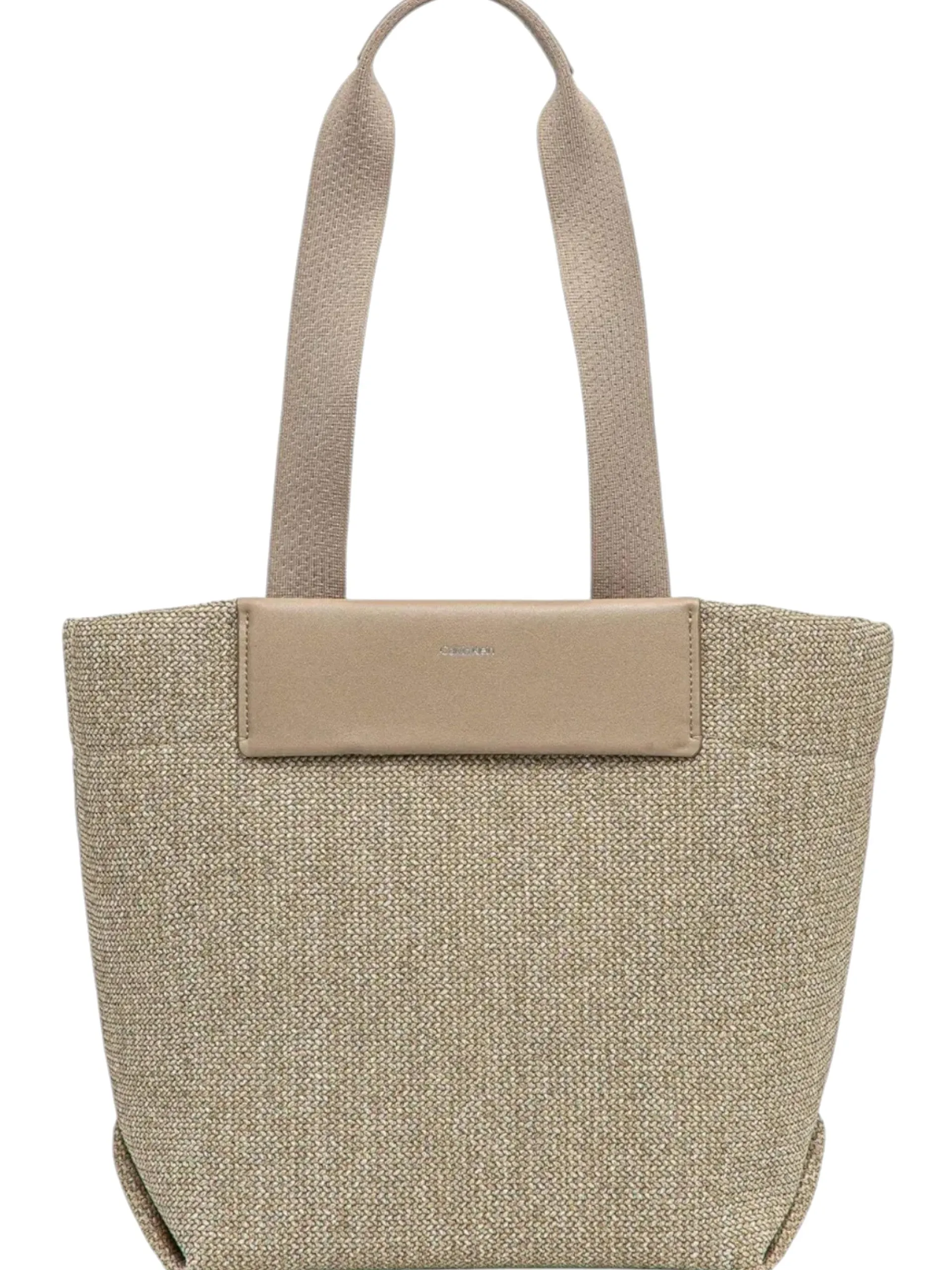 CALVIN KLEIN Borse*Borsa beige Raffia Medium Shopper da donna K60K613174