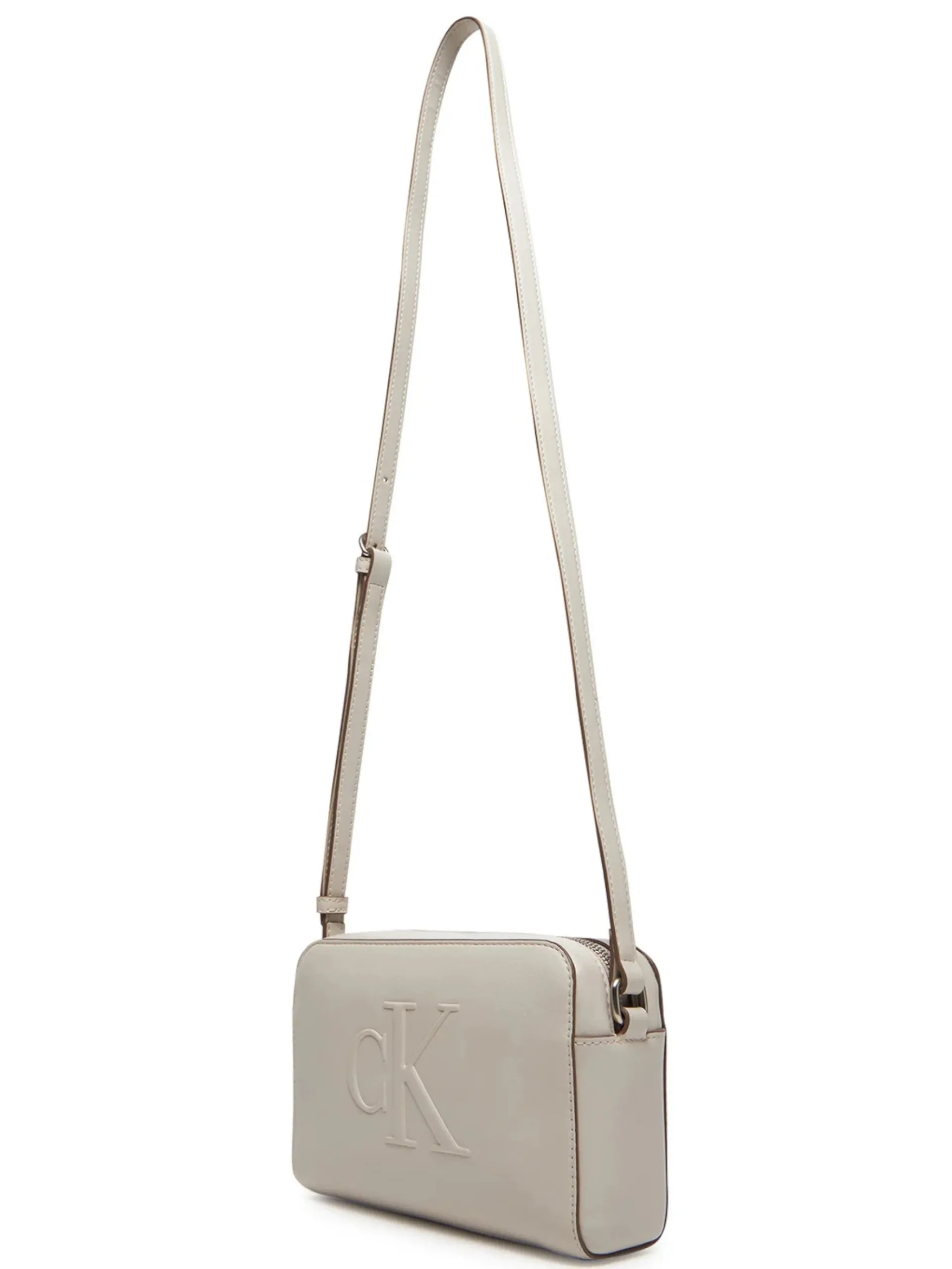 CALVIN KLEIN Borse*Borsa bianca Sculpted EW Camera Bag20 da donna LV04K3036G