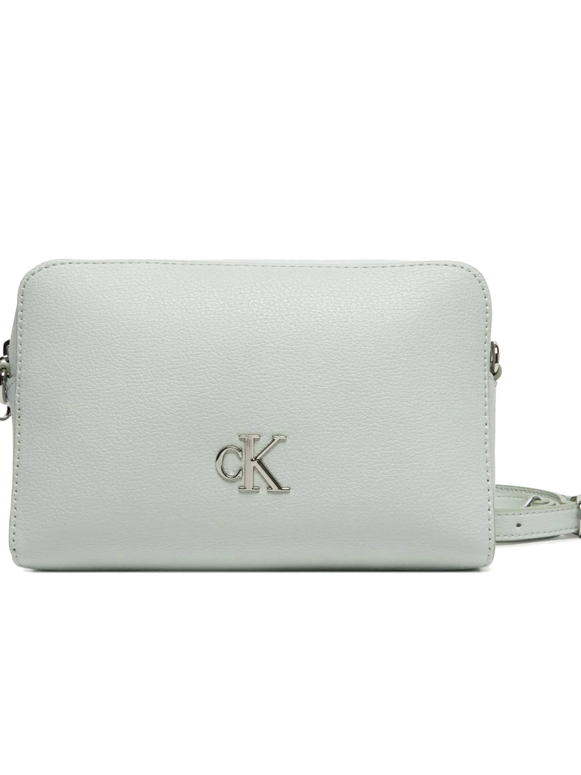 CALVIN KLEIN Borse*Borsa verde acqua Minimal Monogram Camera Bag da donna con tracolla LV04K3162G