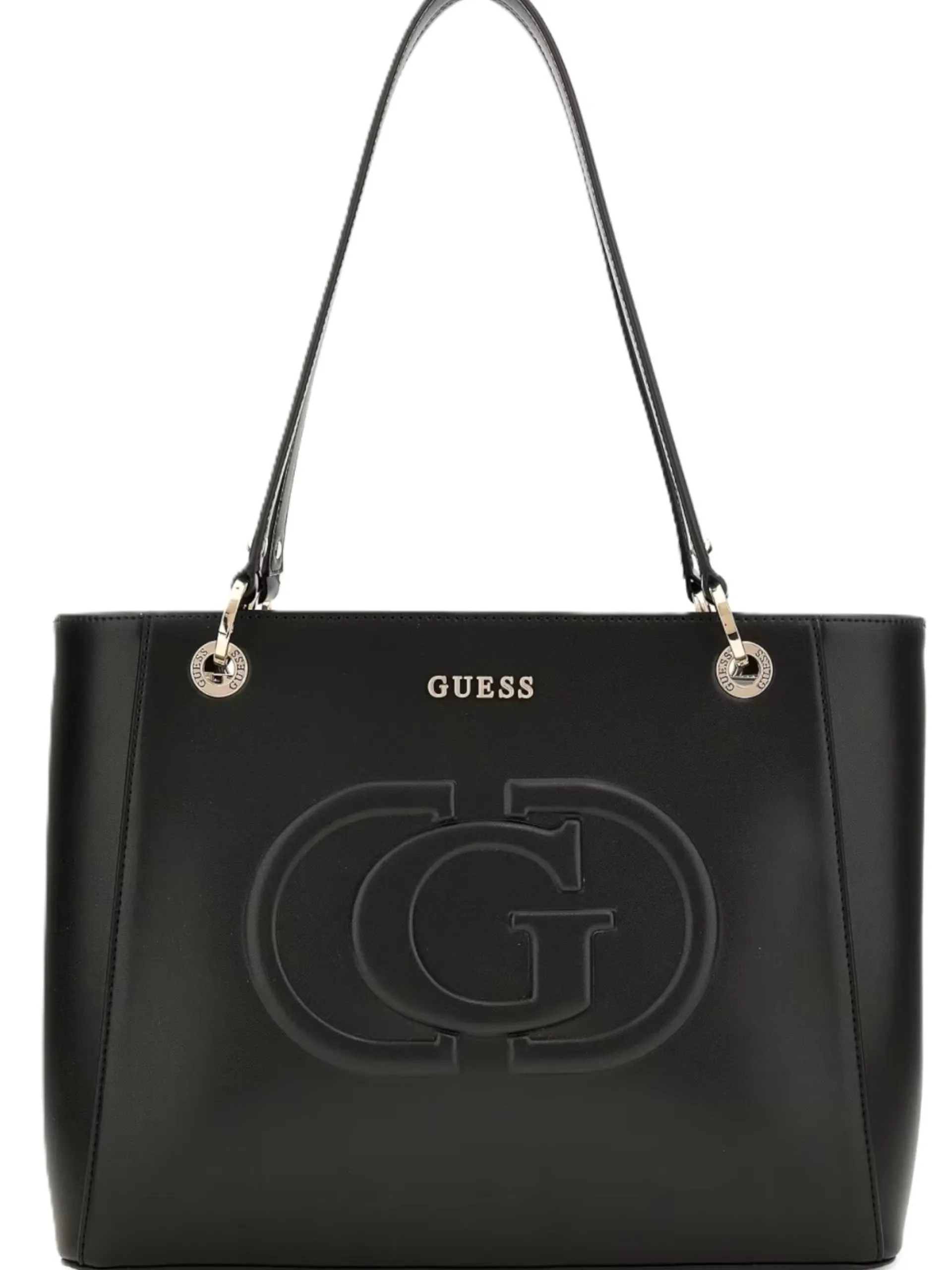 GUESS Borse*Borsa nera Eco Mietta Noel da donna maxi logo HWEVG951325