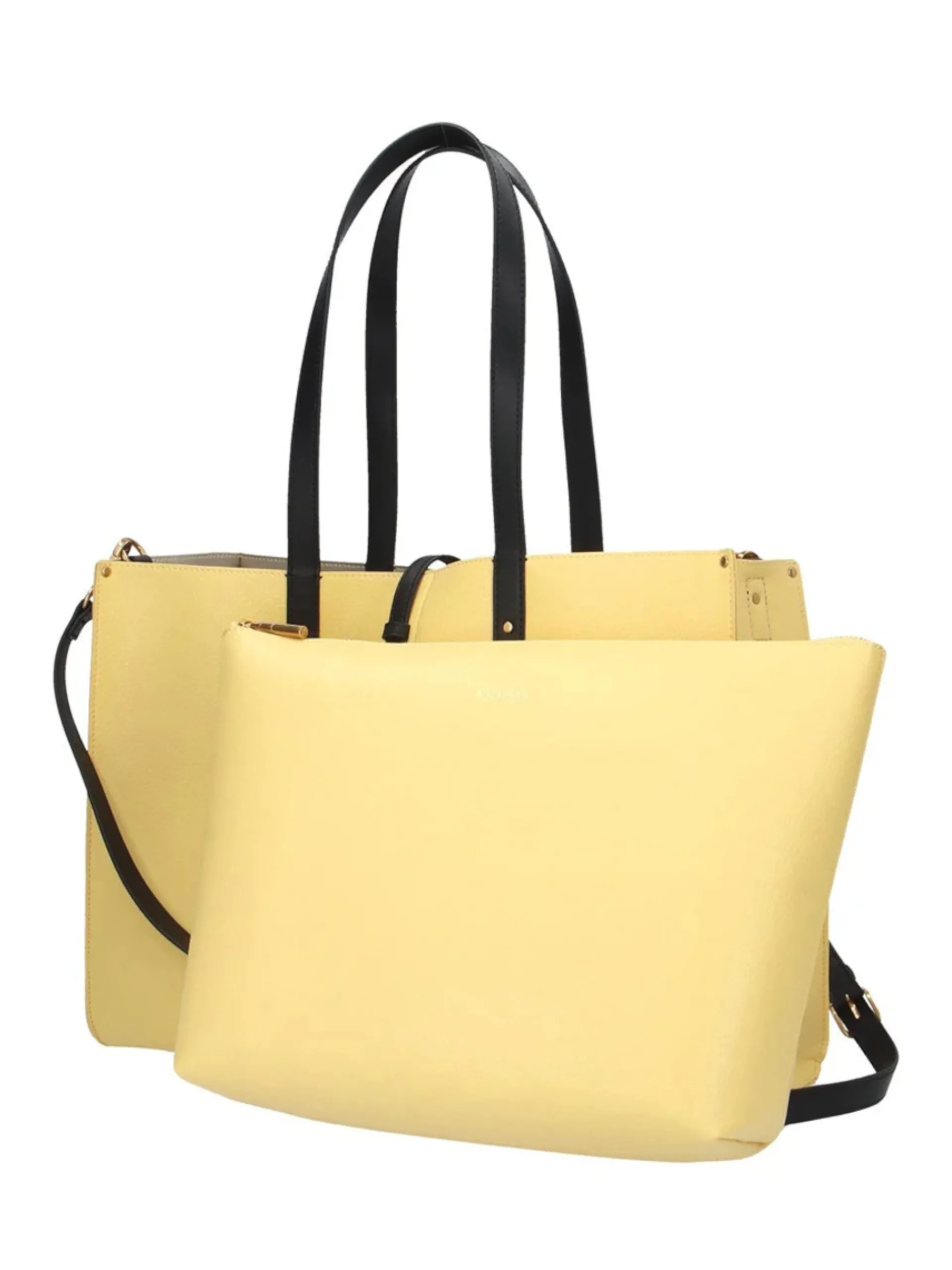 LIU JO MILANO Borse*Borsa Liu Jo gialla ECS L Tote da donna con borsa interna utilizzabile separatamente AA5024E0064