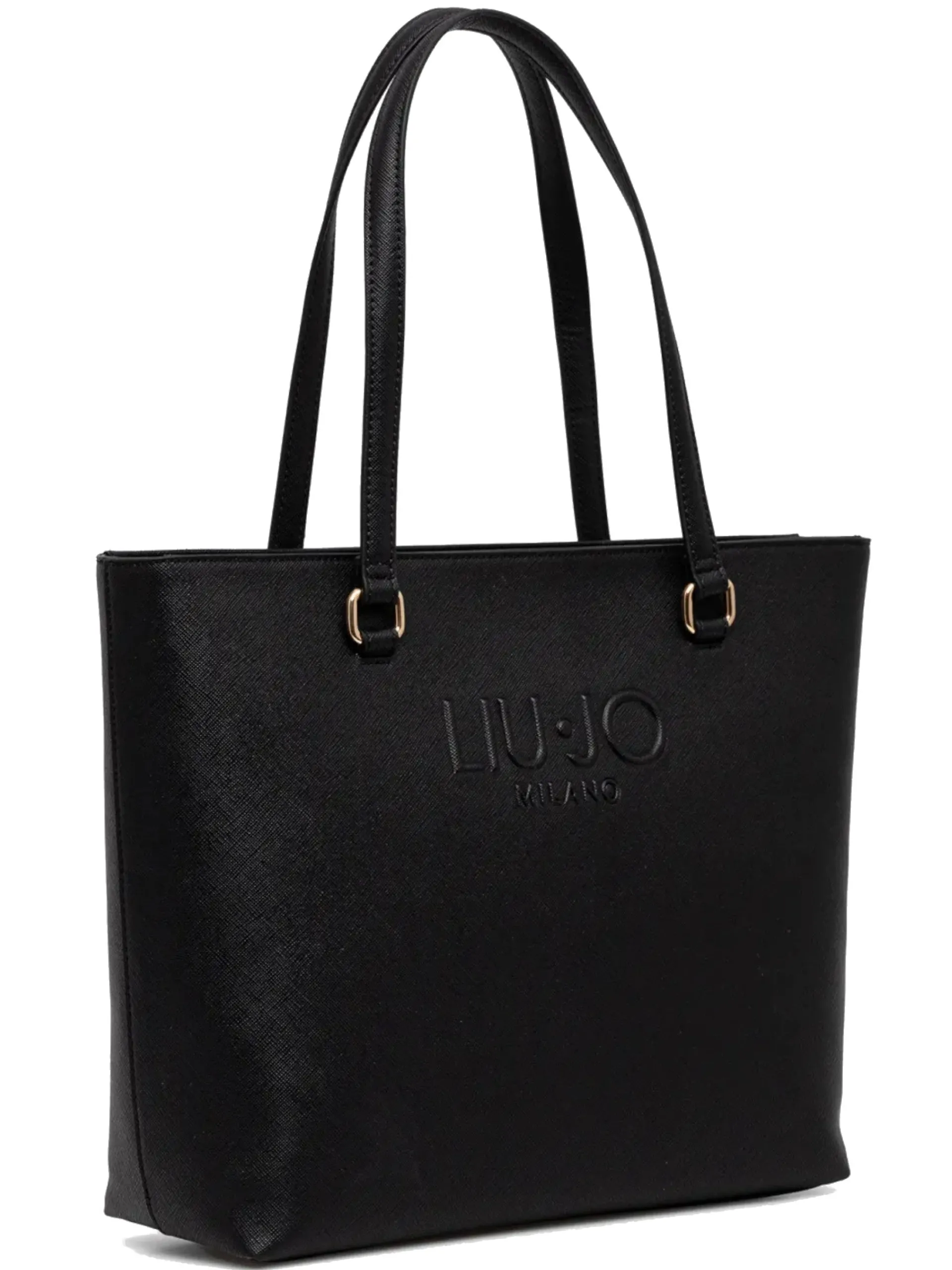 LIU JO MILANO Borse*Borsa Liu Jo nera M Tote da donna doppio manico AA5321E0087 22222