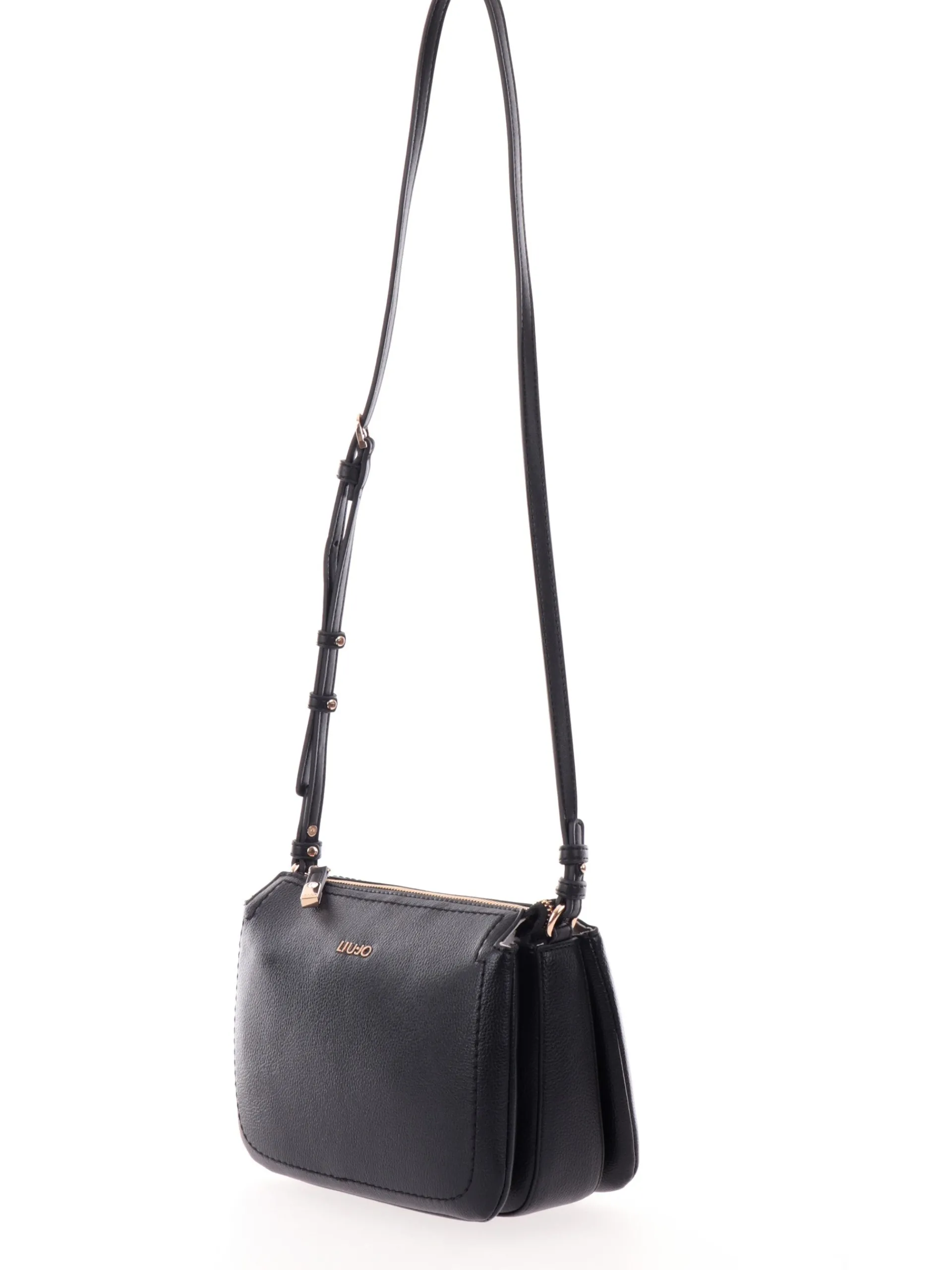 LIU JO MILANO Borse*Borsa Liu Jo nera S Crossbody da donna tre scomparti AA5072E0058