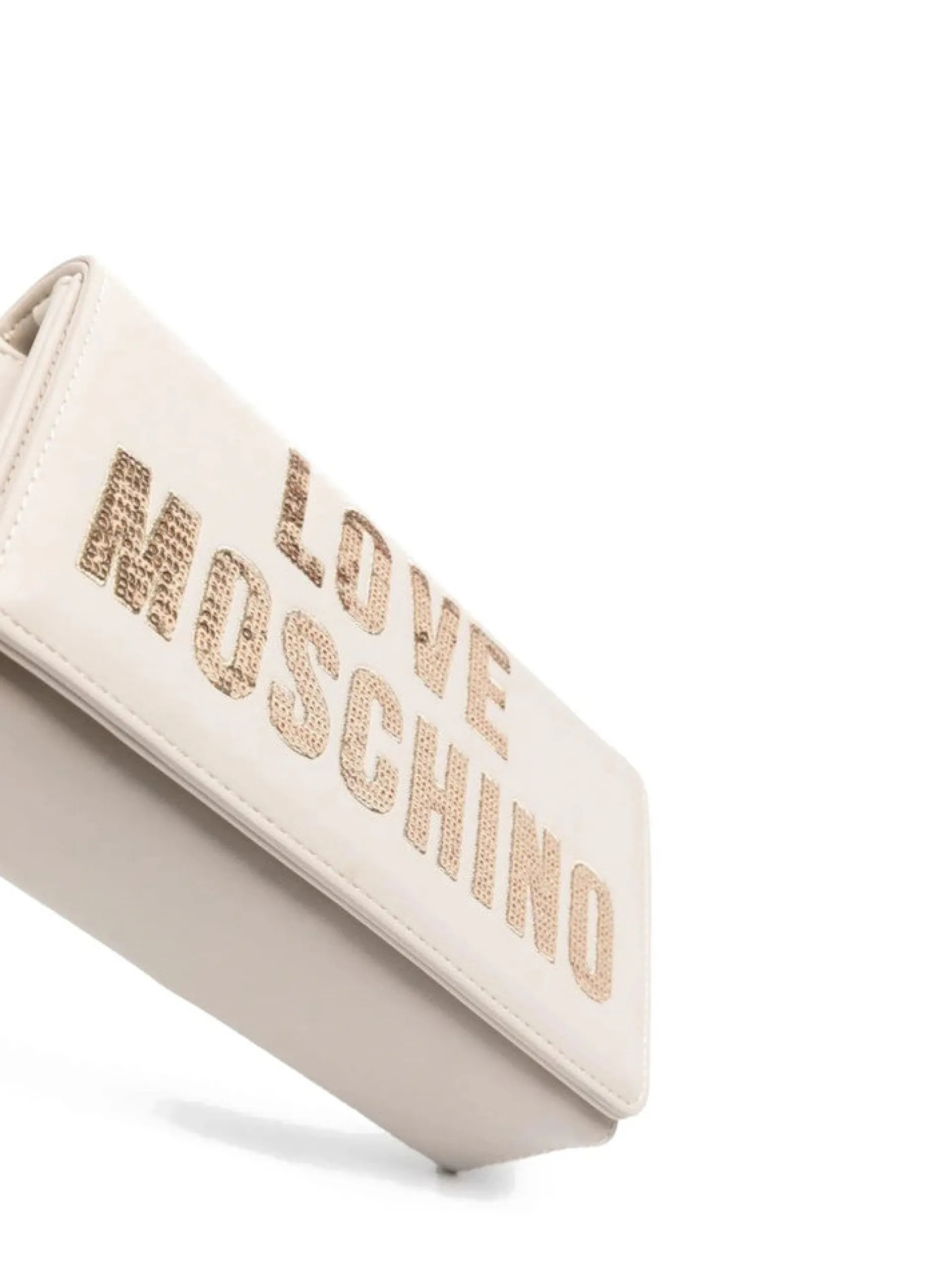 LOVE MOSCHINO Borse*Borsa beige paillettes JC4293