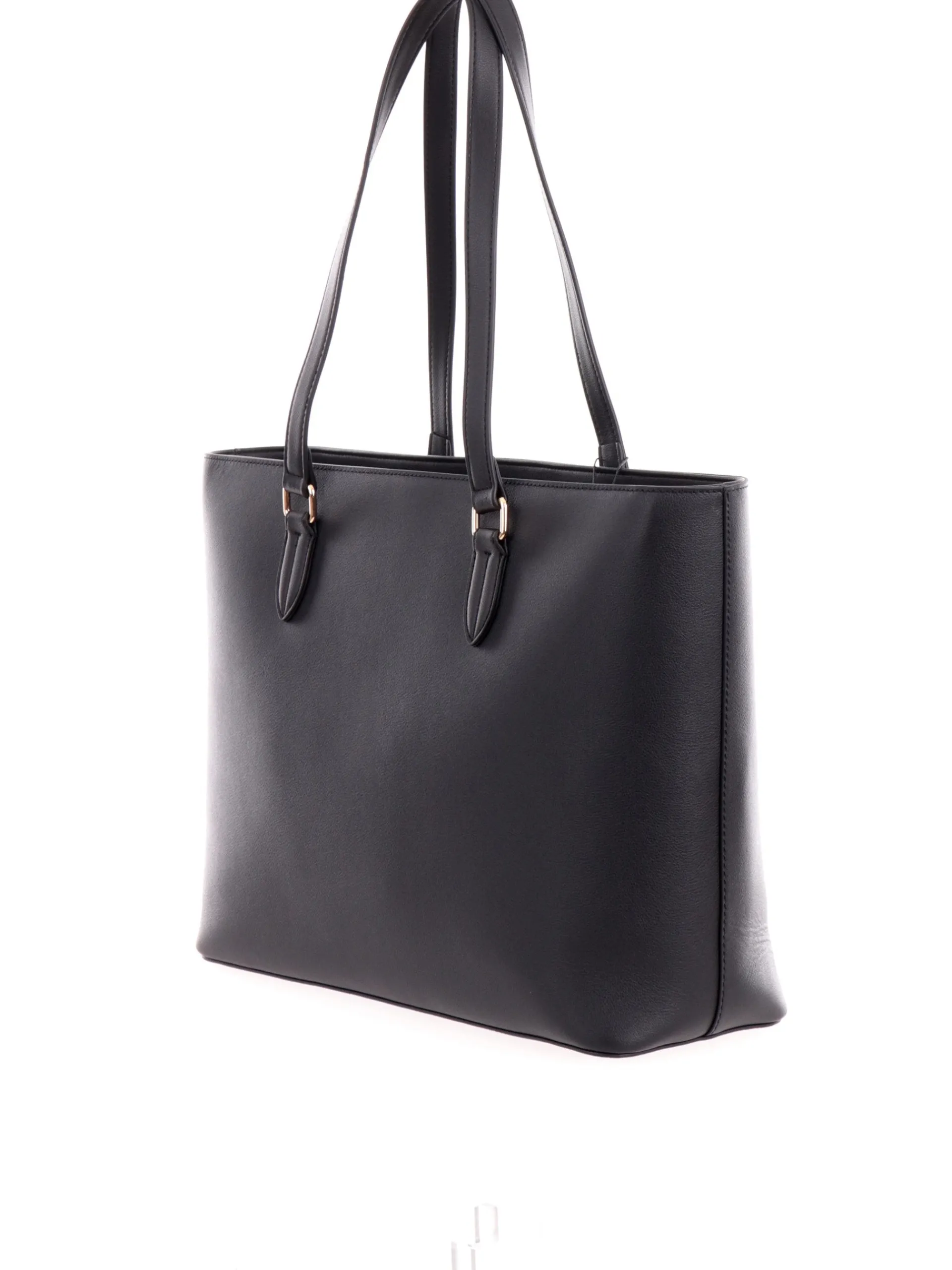 LOVE MOSCHINO Borse*BORSA NERA DA DONNA CON MANICI in vera pelle JC4114