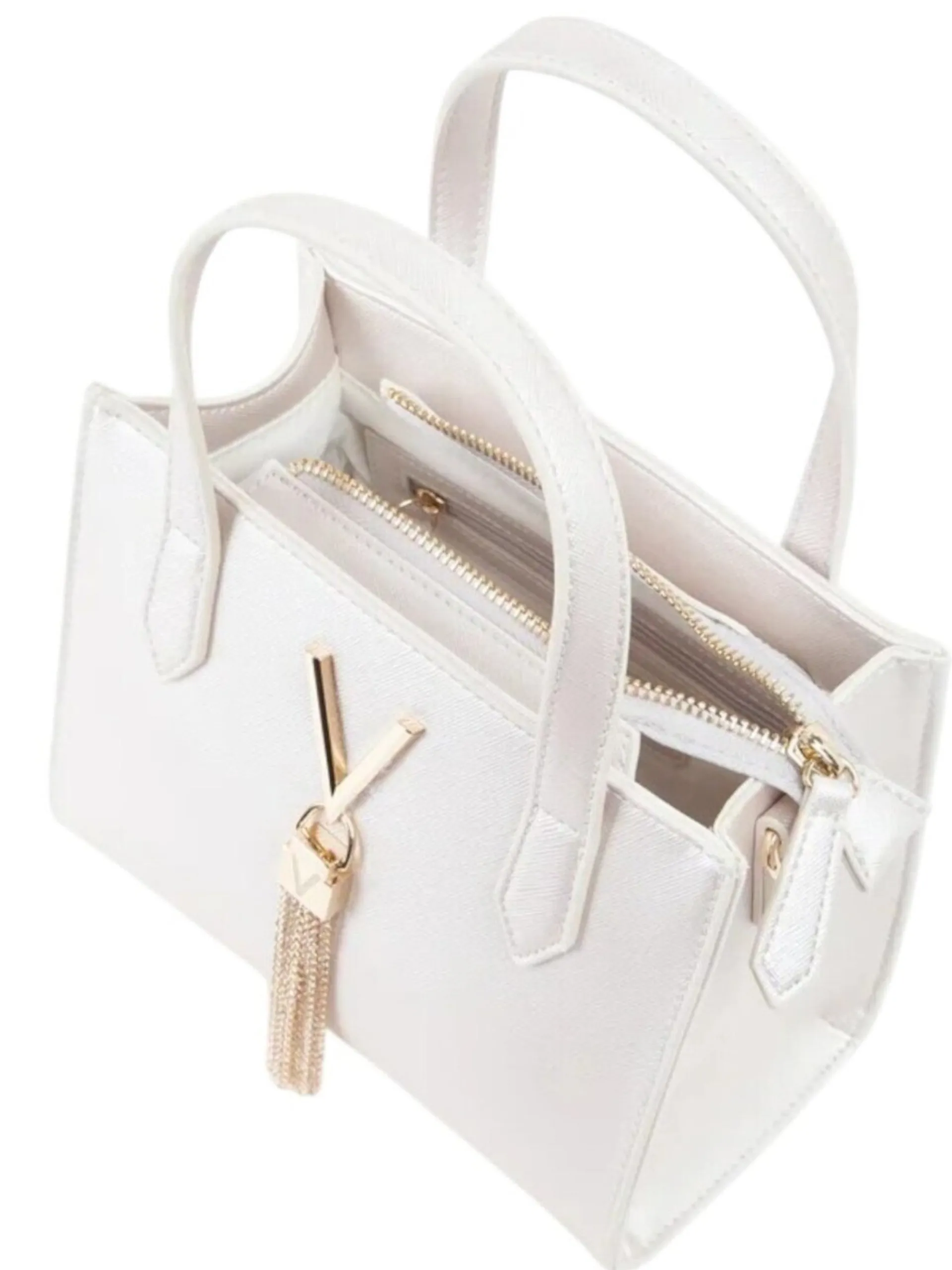 VALENTINO ACCESSORI Borse*Borsa Valentino bianca Divina Sa Medium da donna con tracolla VBS1IJ15