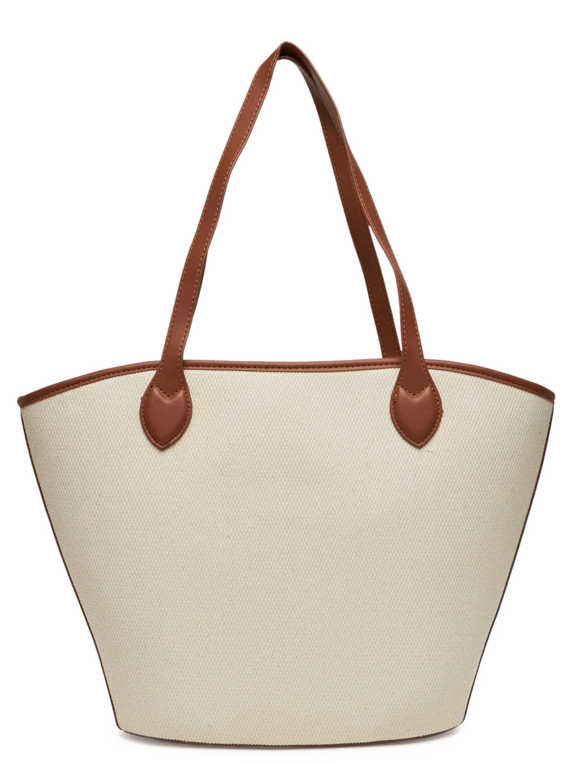 VALENTINO ACCESSORI Borse*Borsa Valentino bianca e marrone Covent da donna con pochette rimovibile VBS7QO02