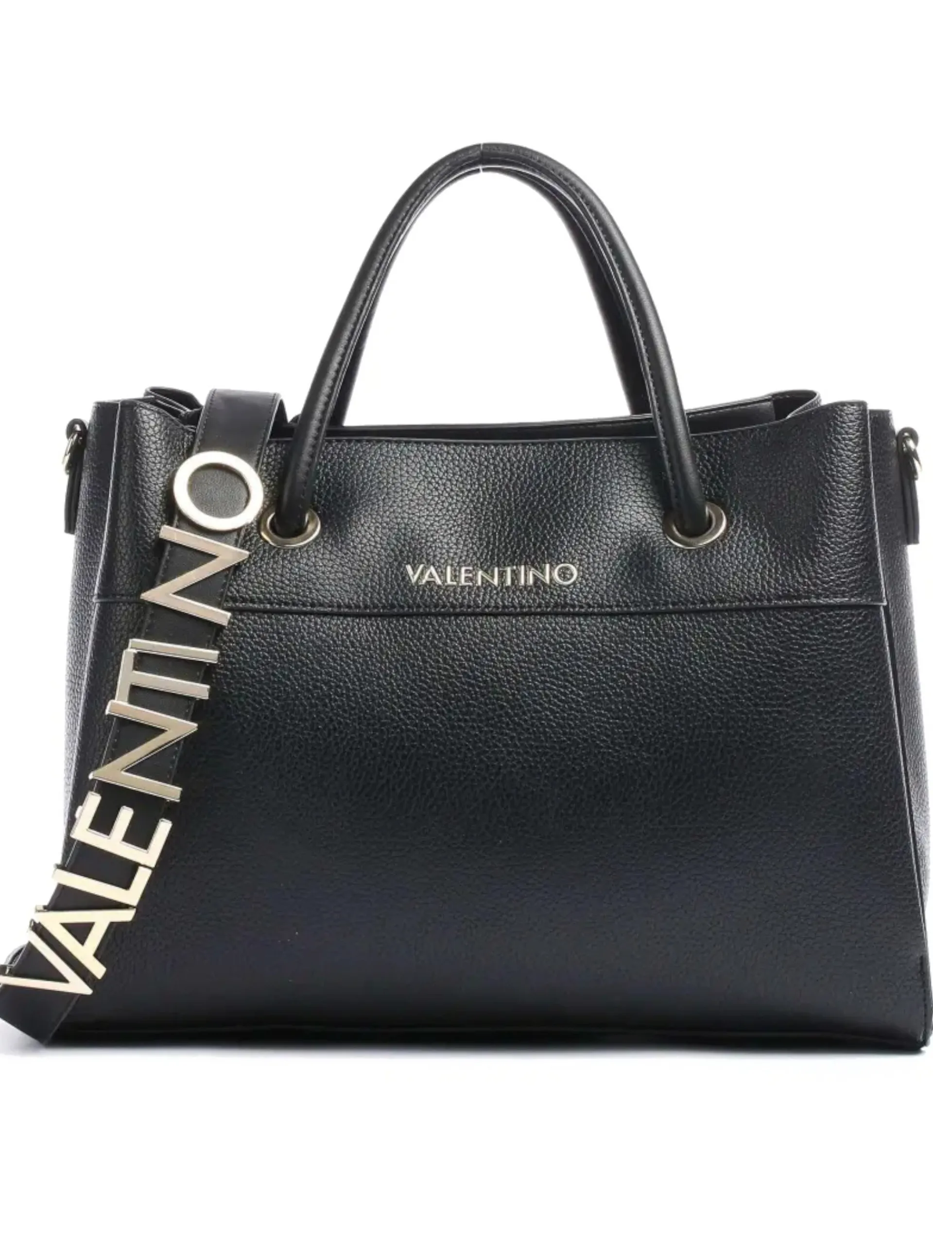 VALENTINO ACCESSORI Borse*Borsa Valentino nera Alexia con doppia tracolla Big VBS5A802