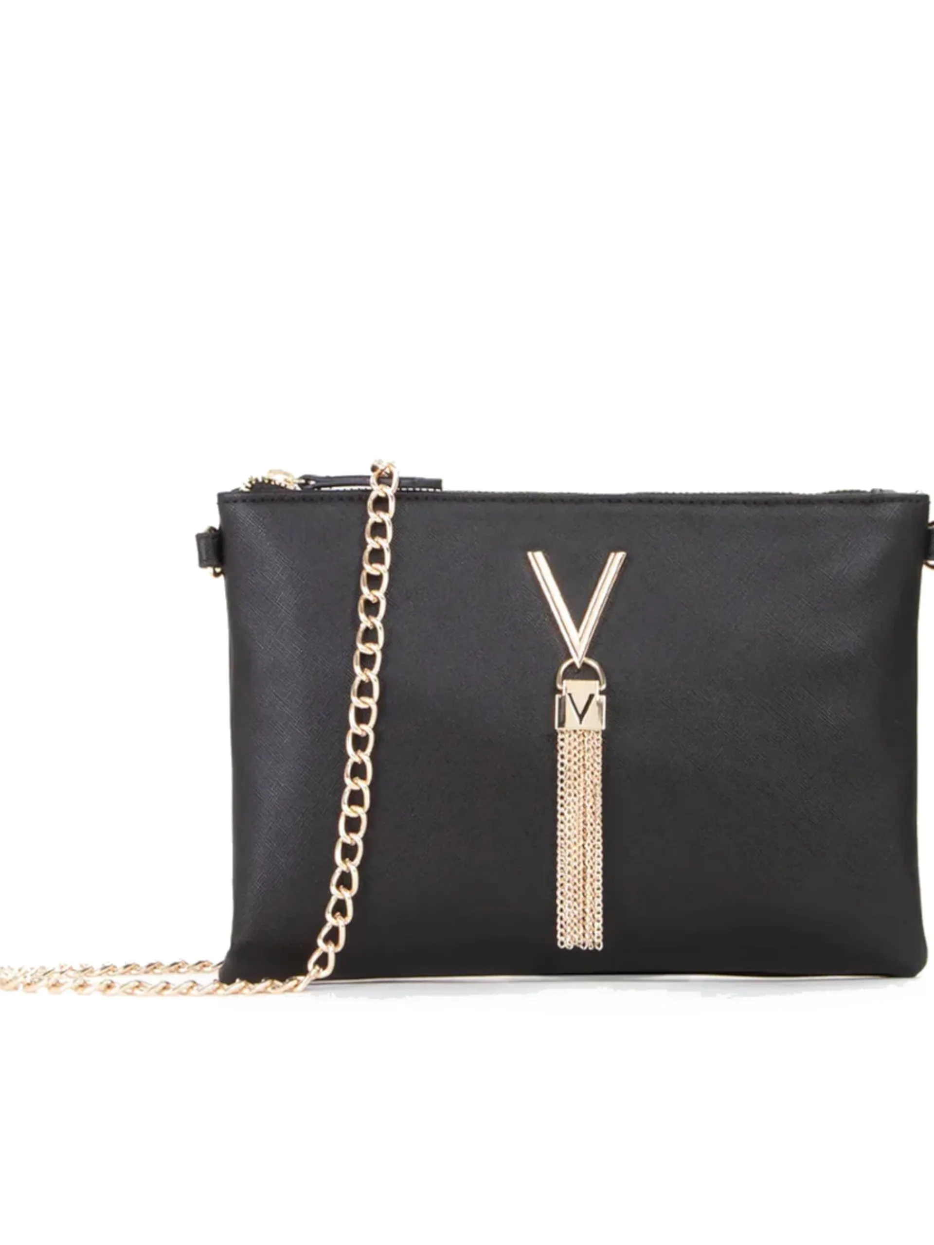 VALENTINO ACCESSORI Borse*Borsa Valentino nera Divina Sa da donna con tracolla catenella VBS1IJ19