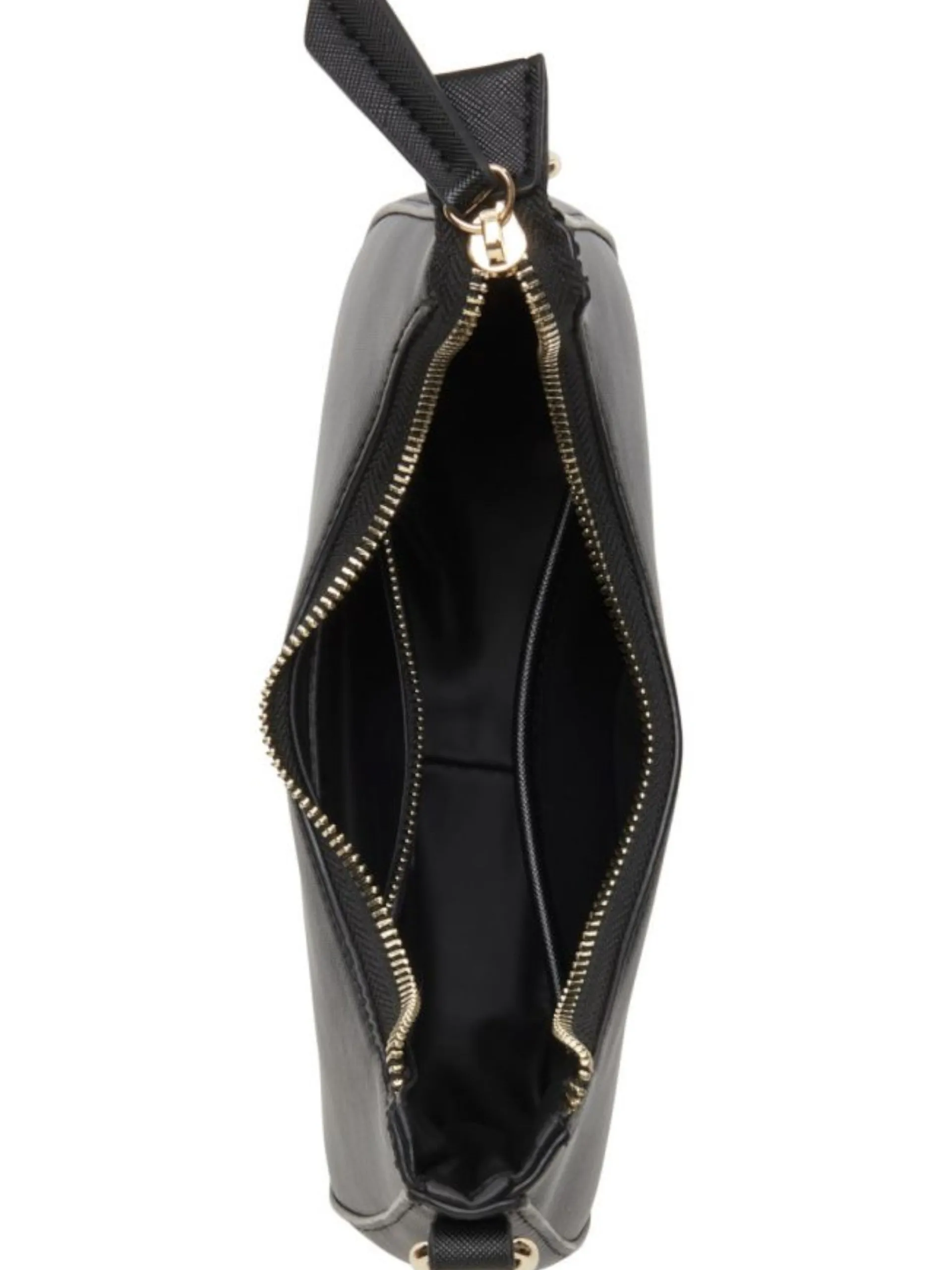 VALENTINO ACCESSORI Borse*Borsa Valentino nera Zero Re Medium da donna con doppia tracolla VBS7B305
