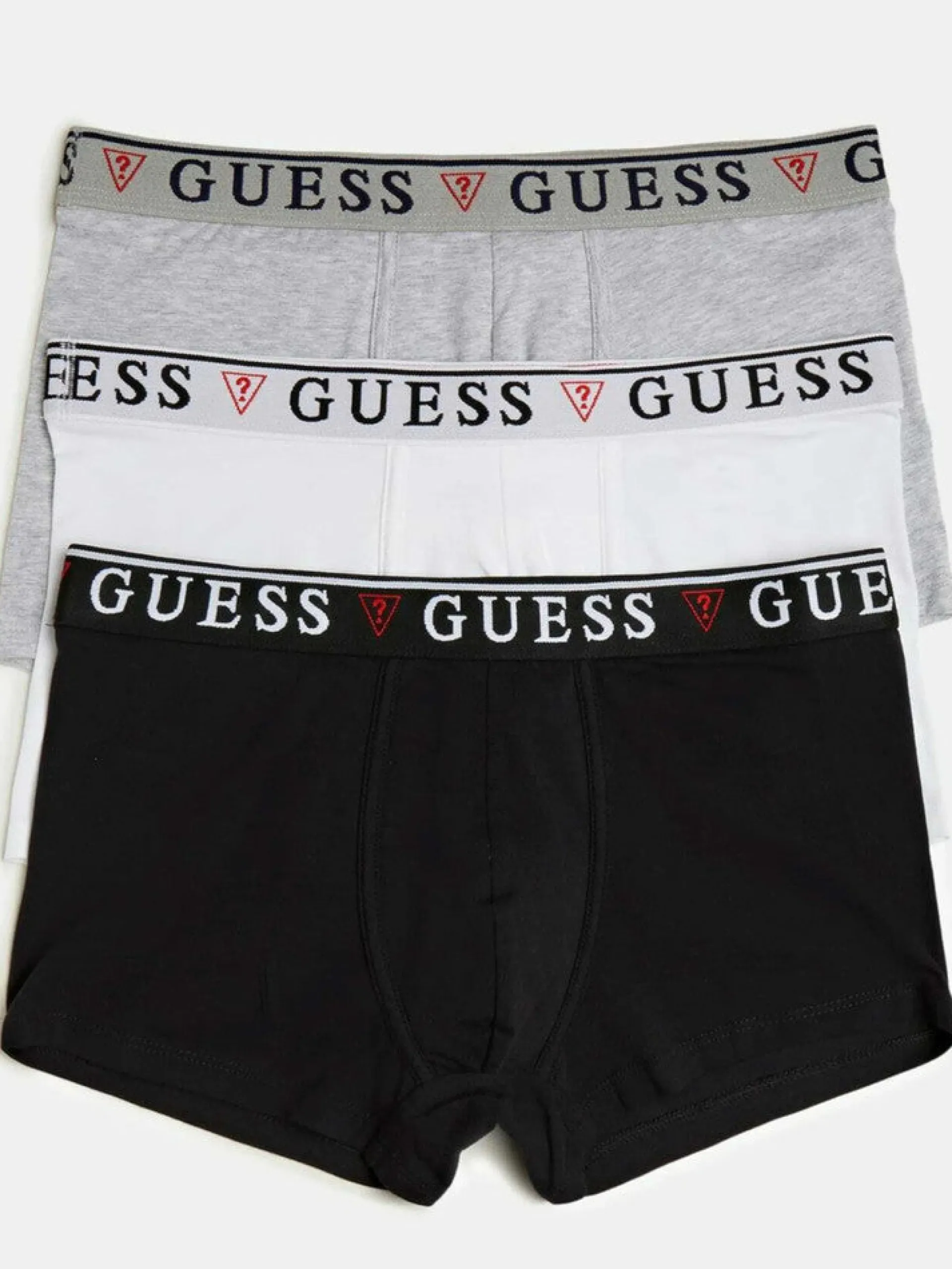 GUESS Boxer*Boxer neri, grigi e bianchi da uomo Brian Hero x3 U97G01KCD31